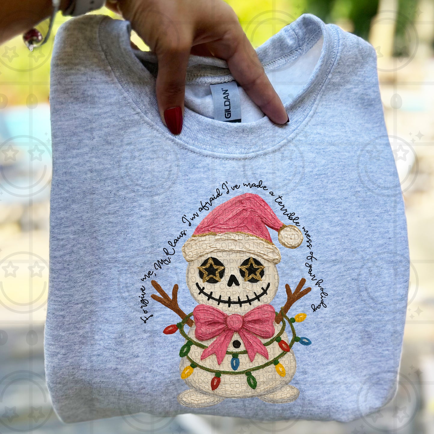 forgive me mr clause jack snowman -DTF&UV