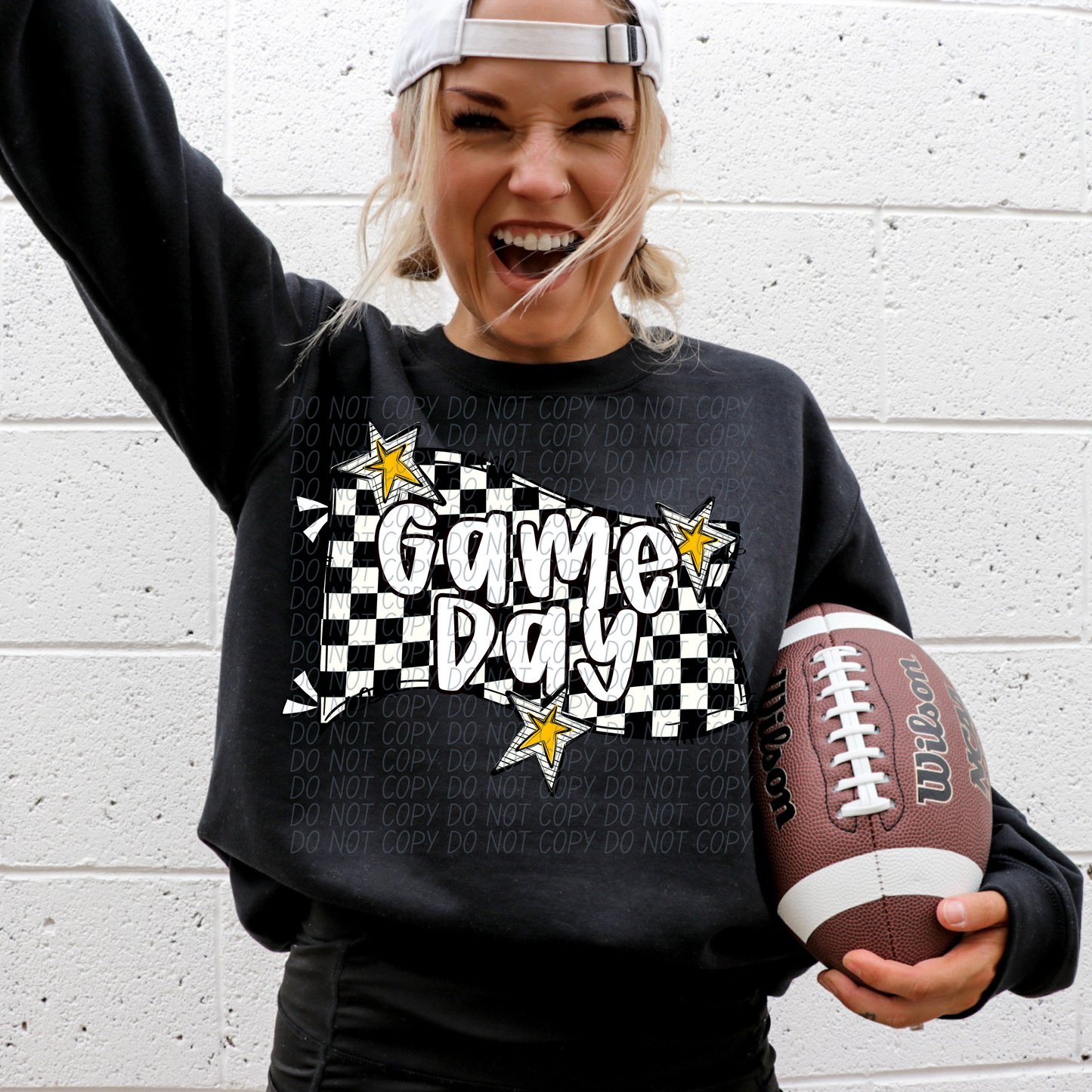 Game day Checkered flag (dropdown)-DTF&UV