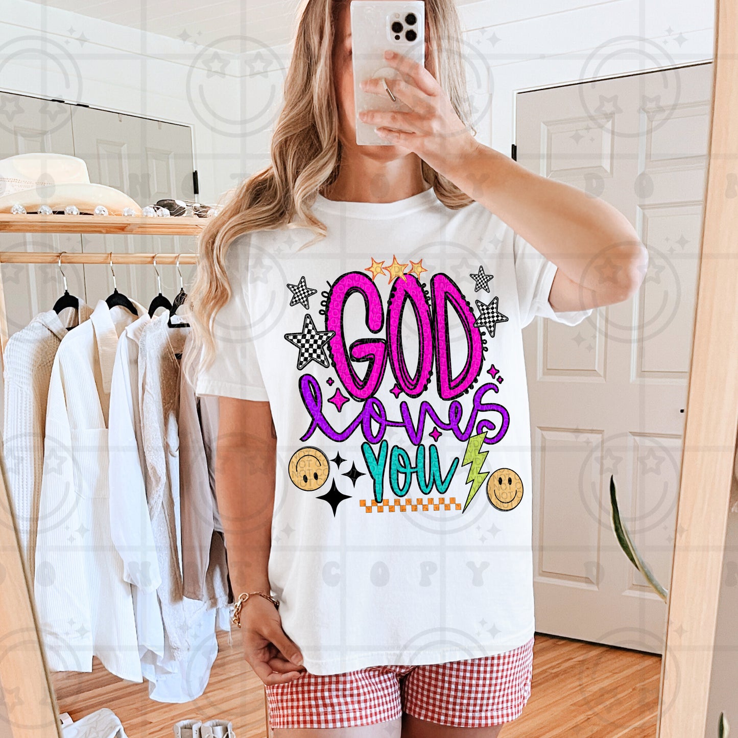 God loves you-DTF&UV