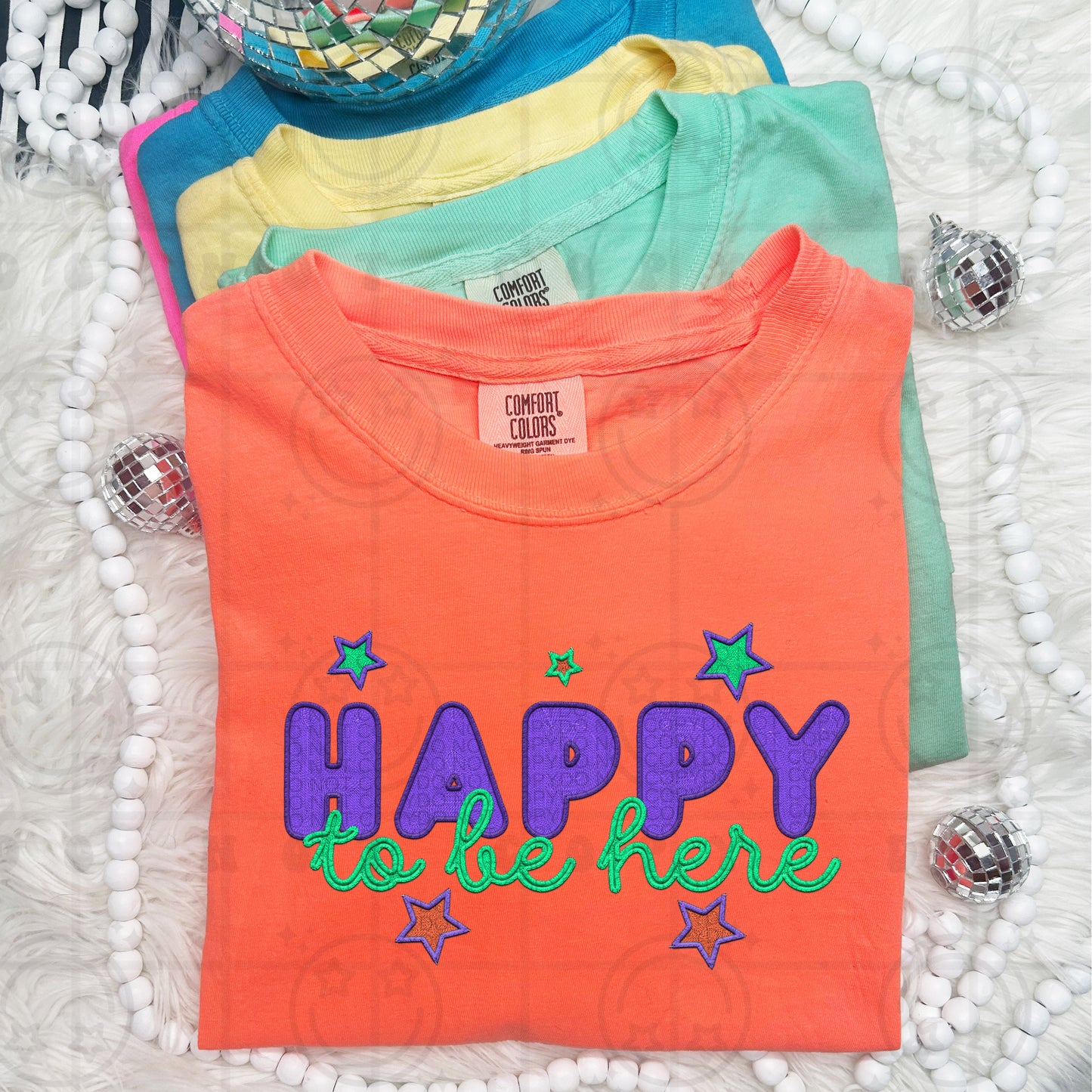 happy to be here faux-DTF