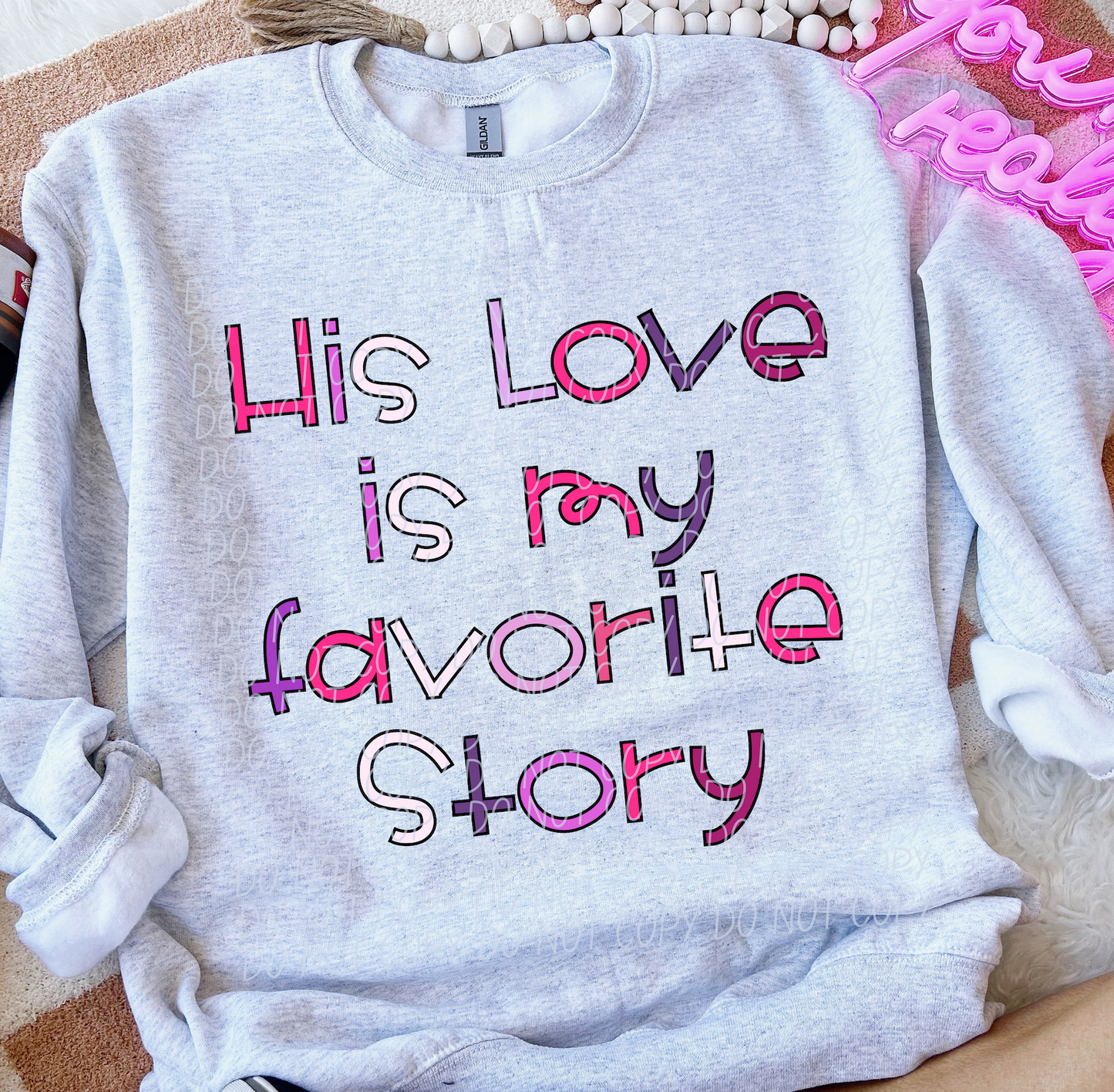 his love is my fav story-DTF&UV