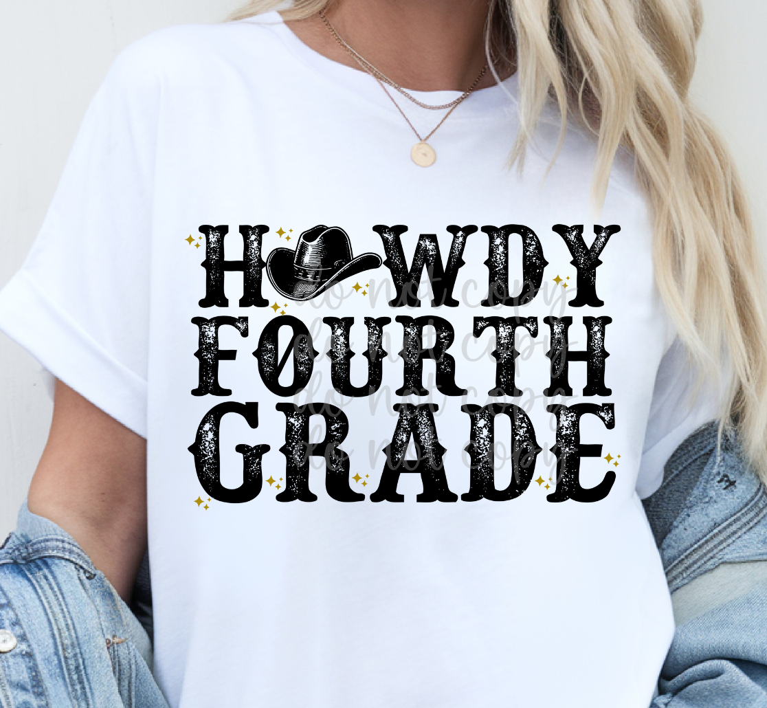 Howdy Grades(dropdown) -DTF&UV