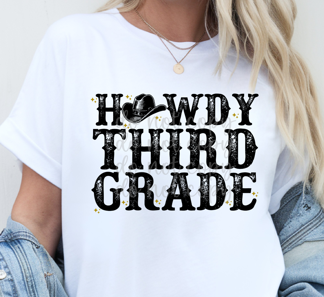 Howdy Grades(dropdown) -DTF&UV