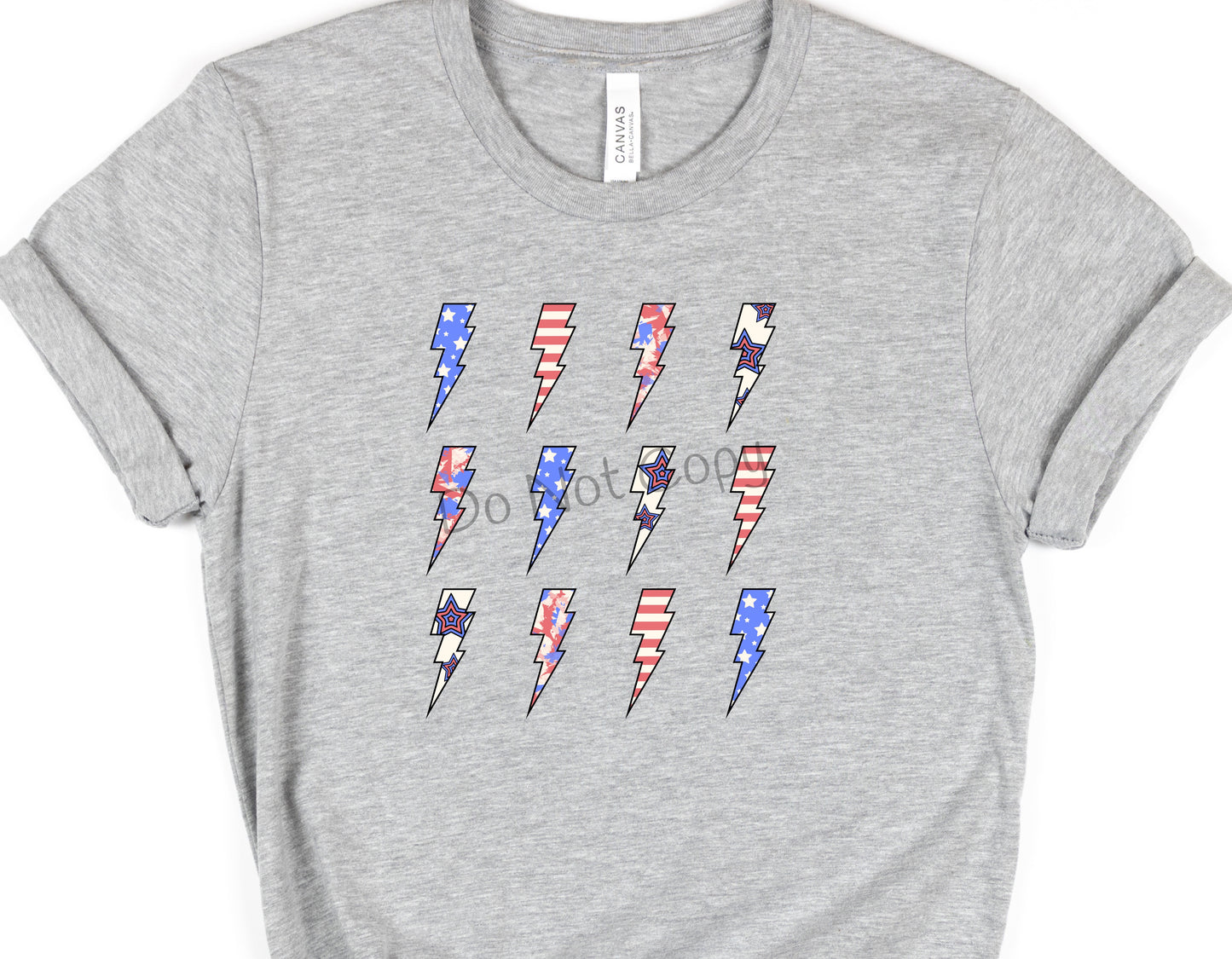 Star stripe bolt-DTF