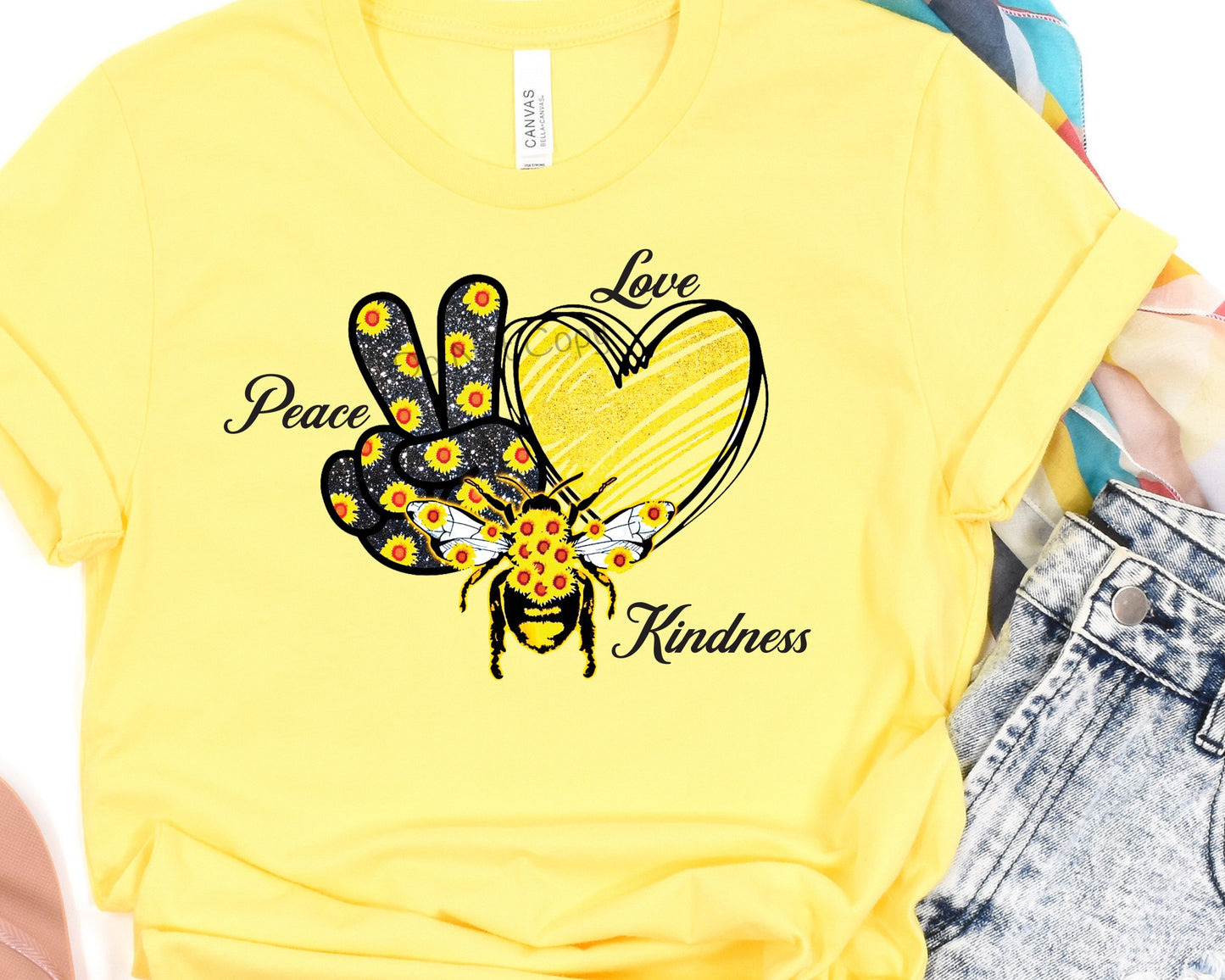 Peace love kindness-DTF