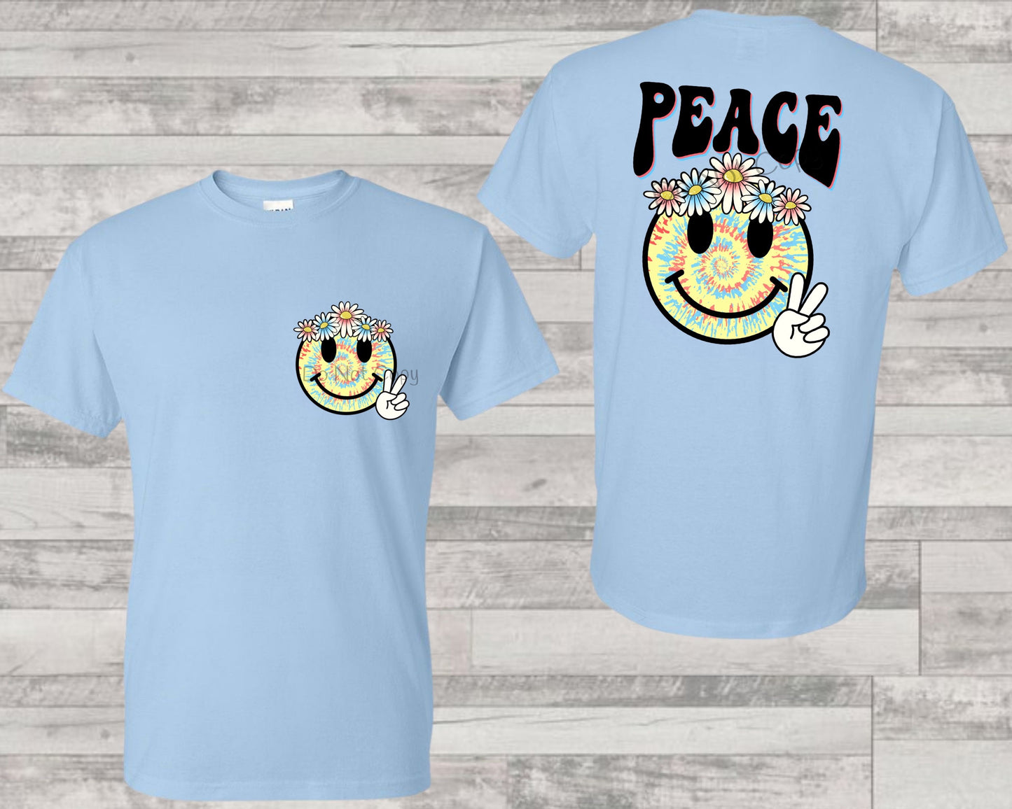 Peace smiley (POCKET)-DTF