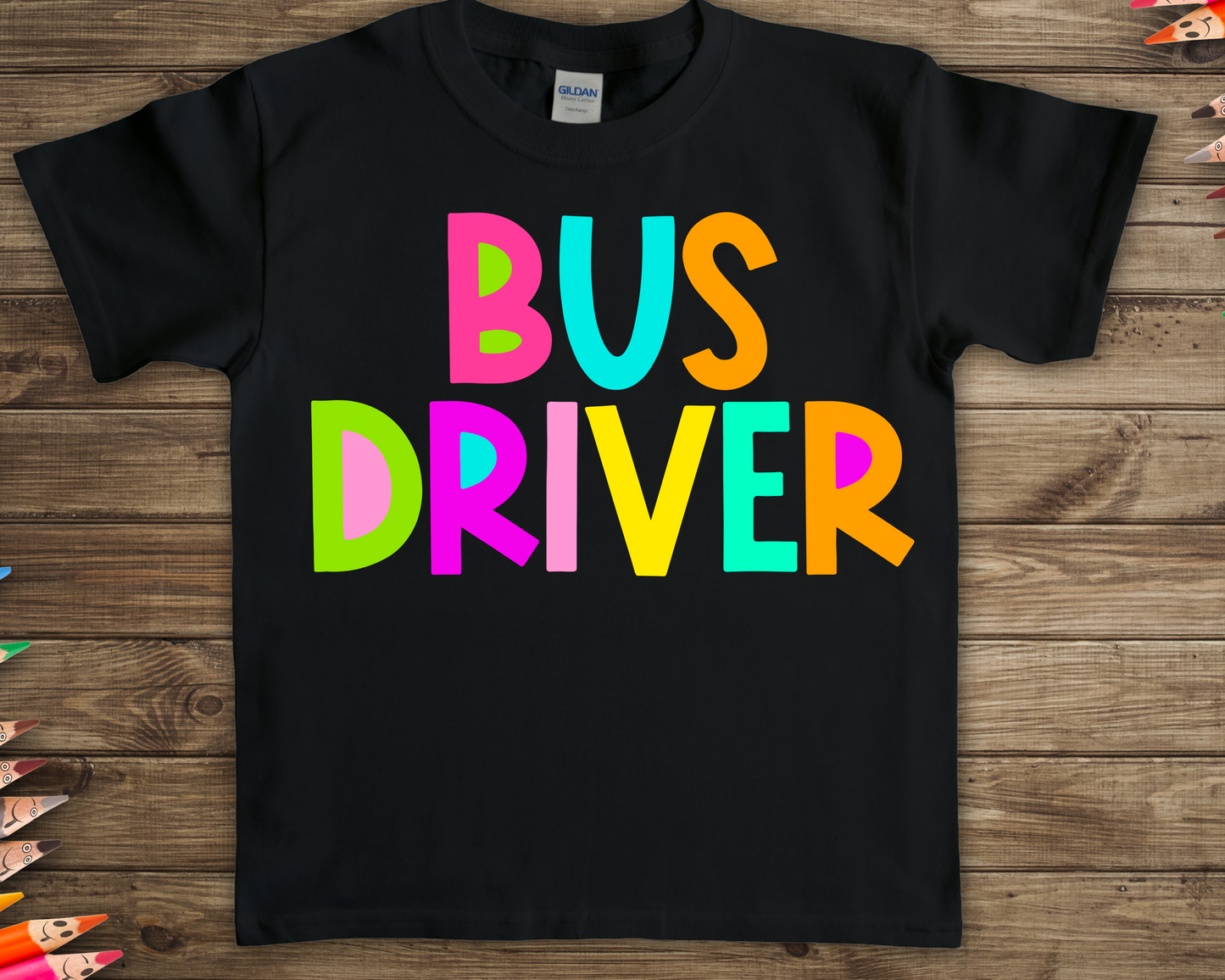 Bus Driver - bright color-DTF