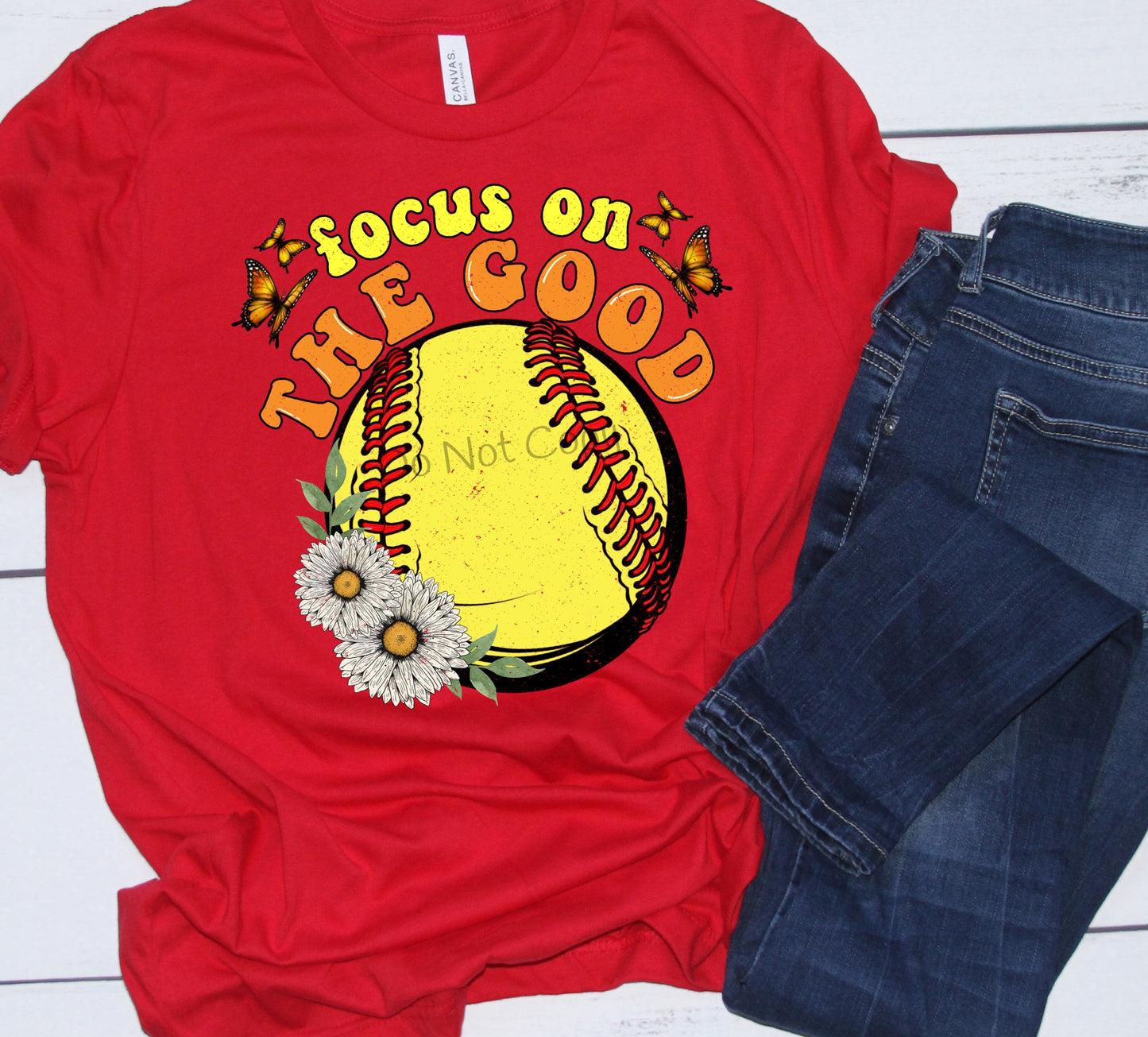 Focus on the good softball-DTF