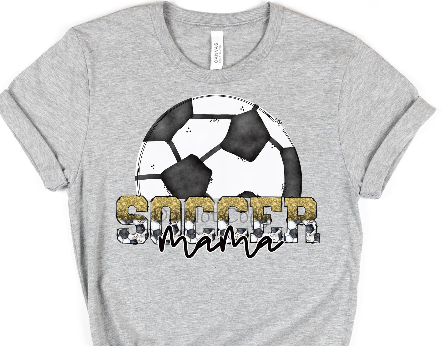 Soccer mama gold-DTF