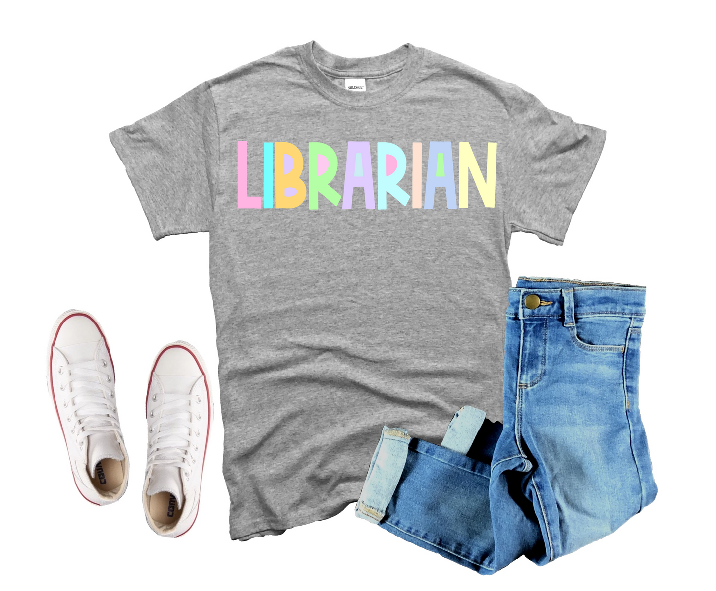 Librarian - pastel color-DTF