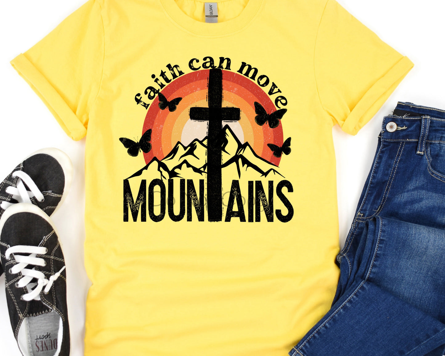 Faith can move mountains-DTF