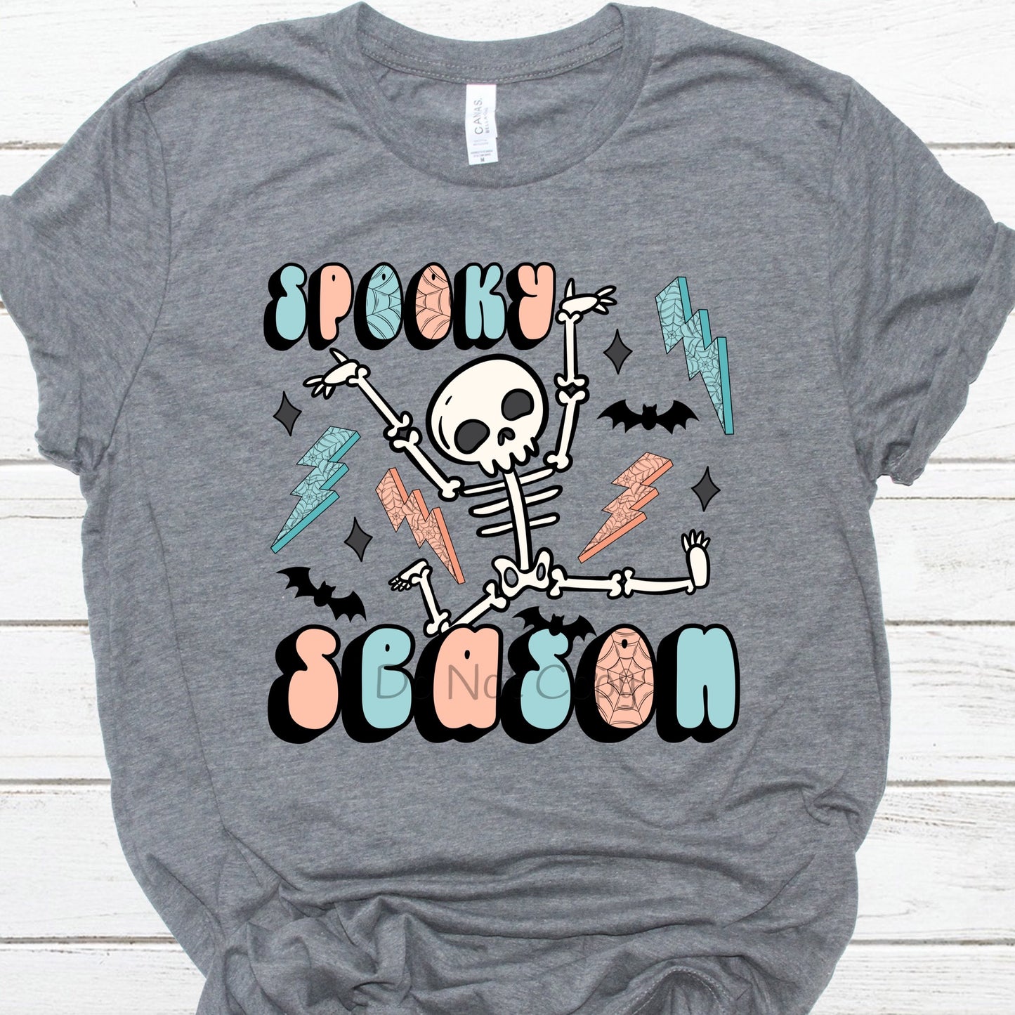 Spooky season skeleton-DTF