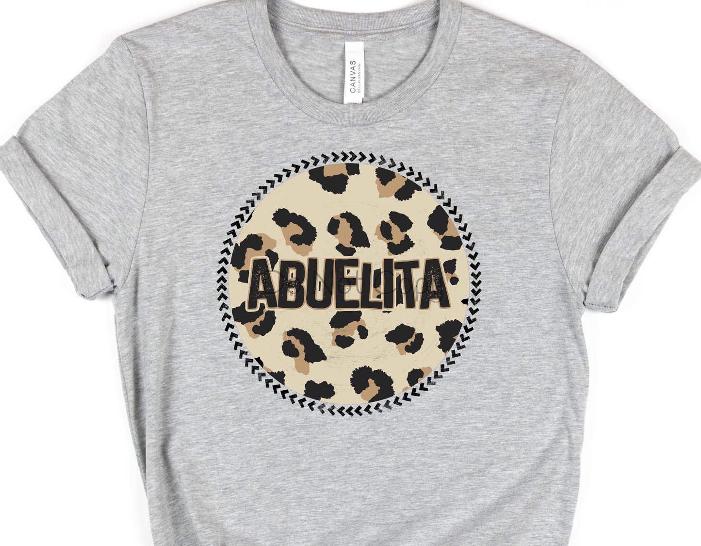 Abuelita circle leopard-DTF