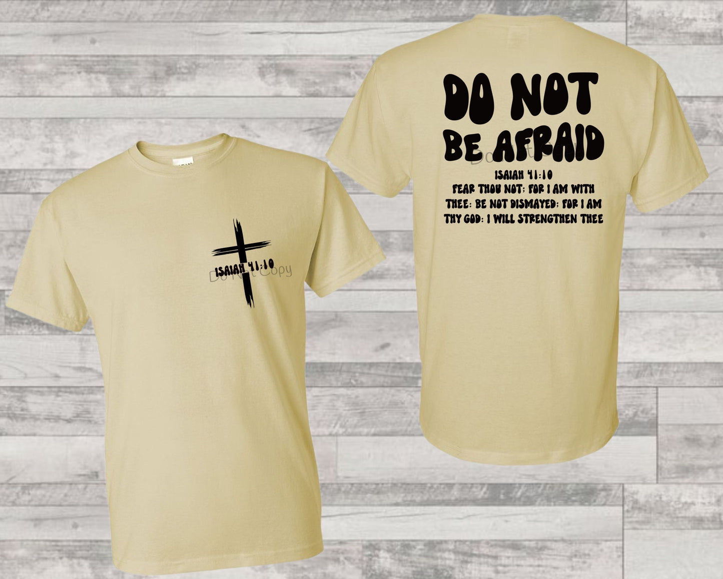 Isaiah 41:10 Do not be afraid (BACK)-DTF