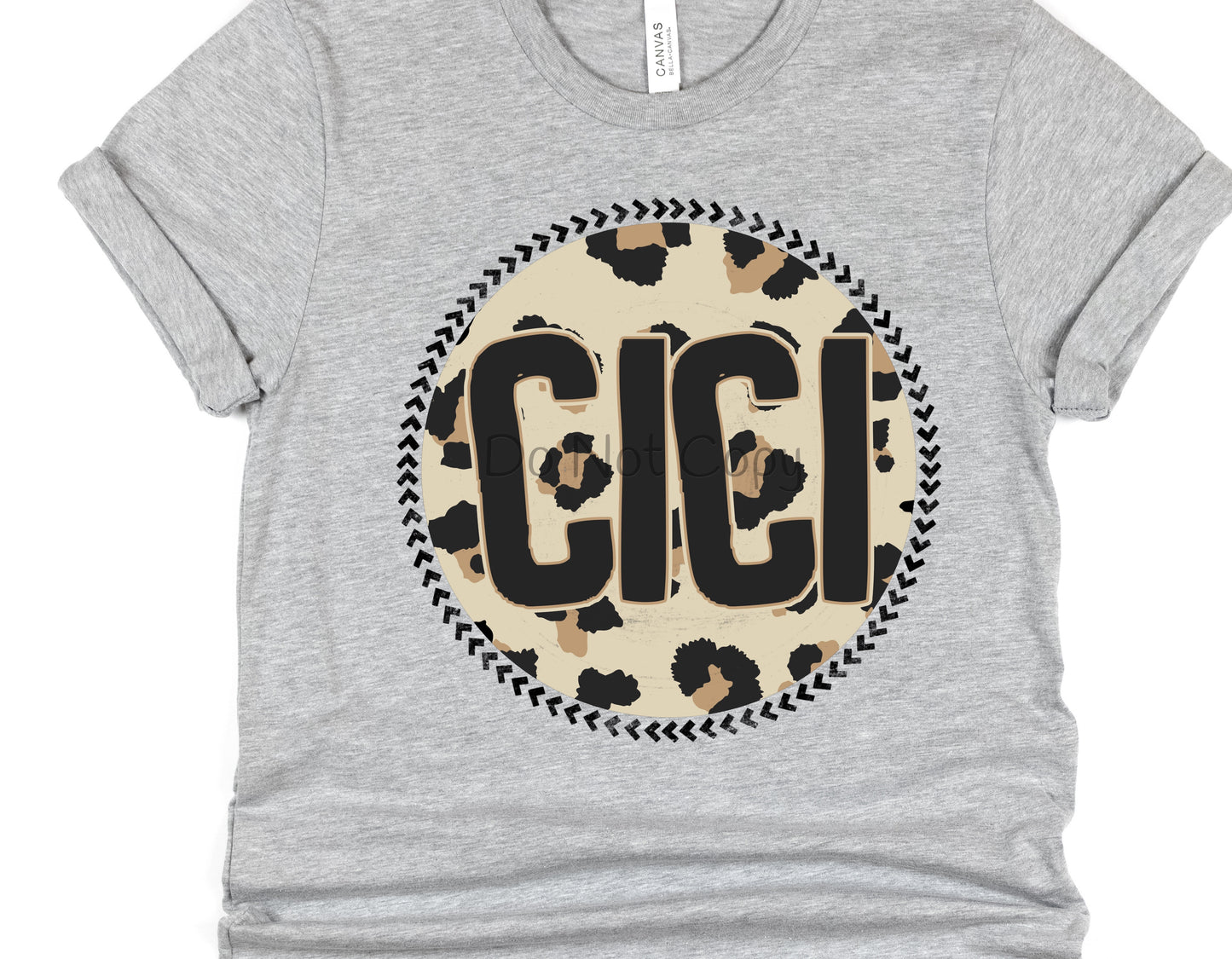 Cici circle leopard-DTF