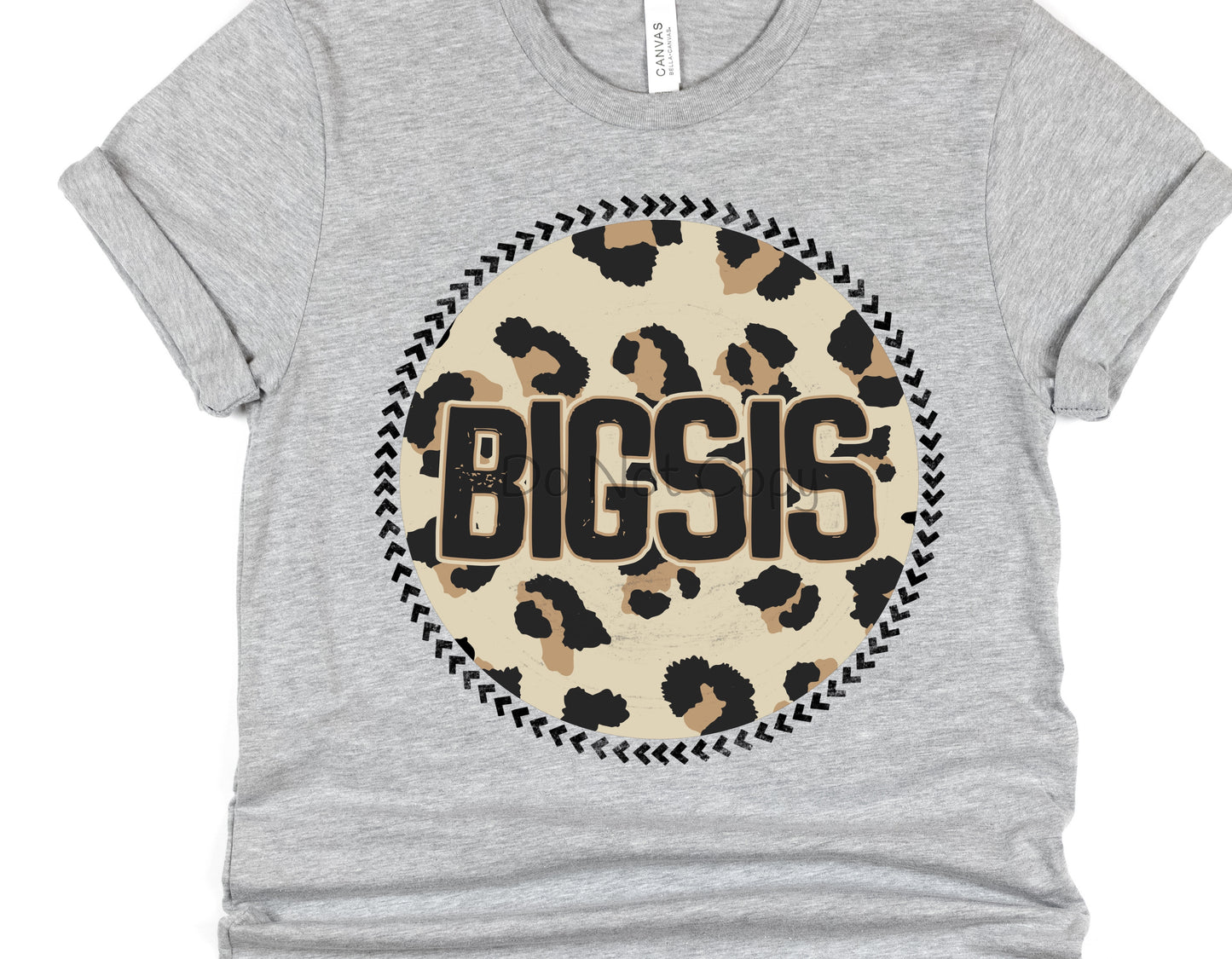 Big sis circle leopard-DTF