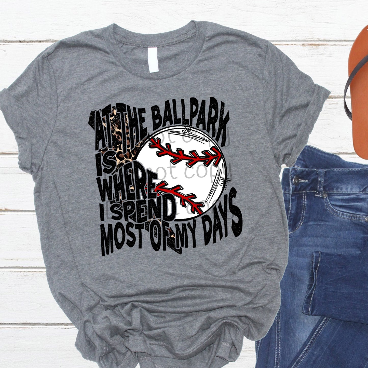At the ballpark baseball-DTF