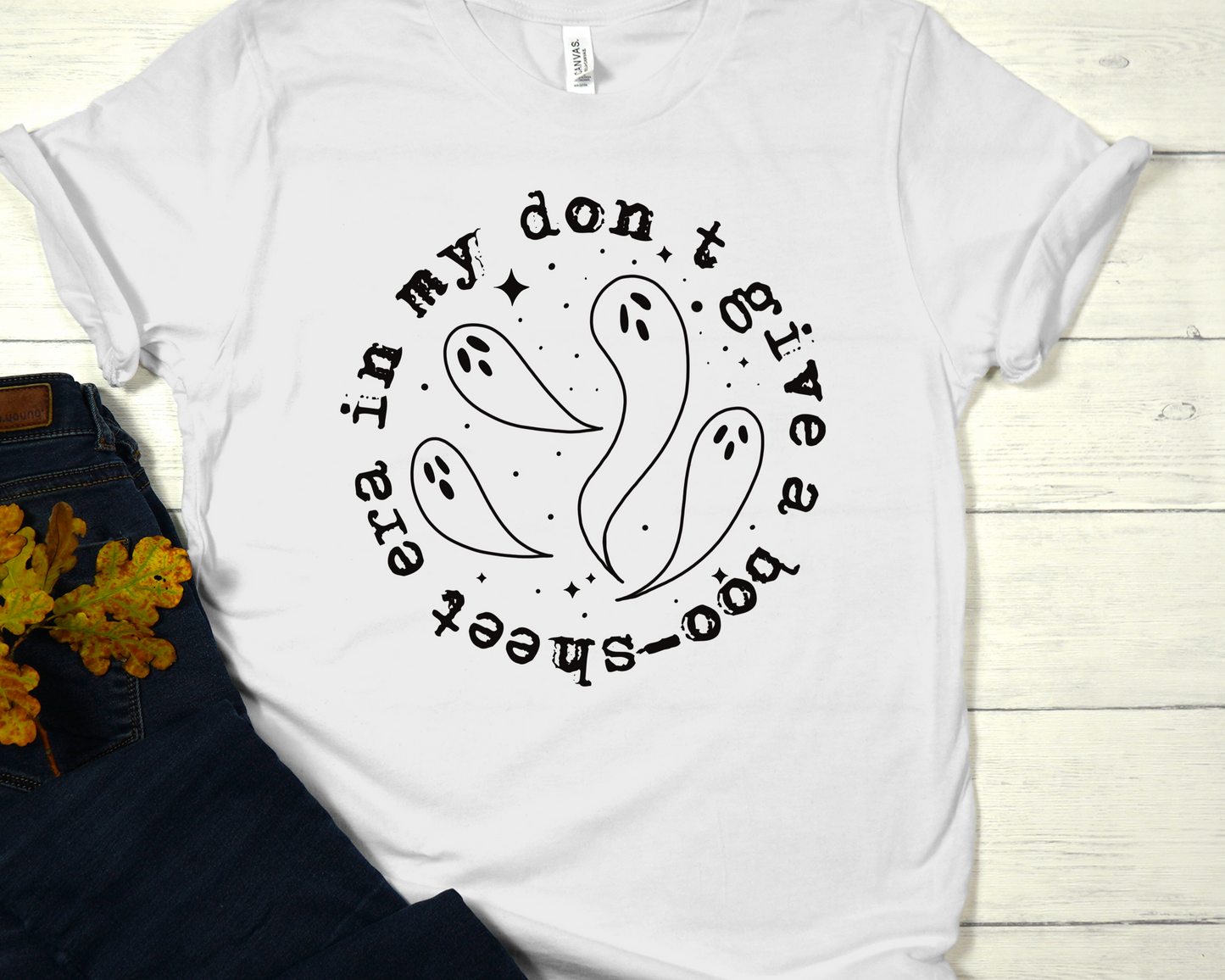 In my don’t give a boo sheet era-DTF