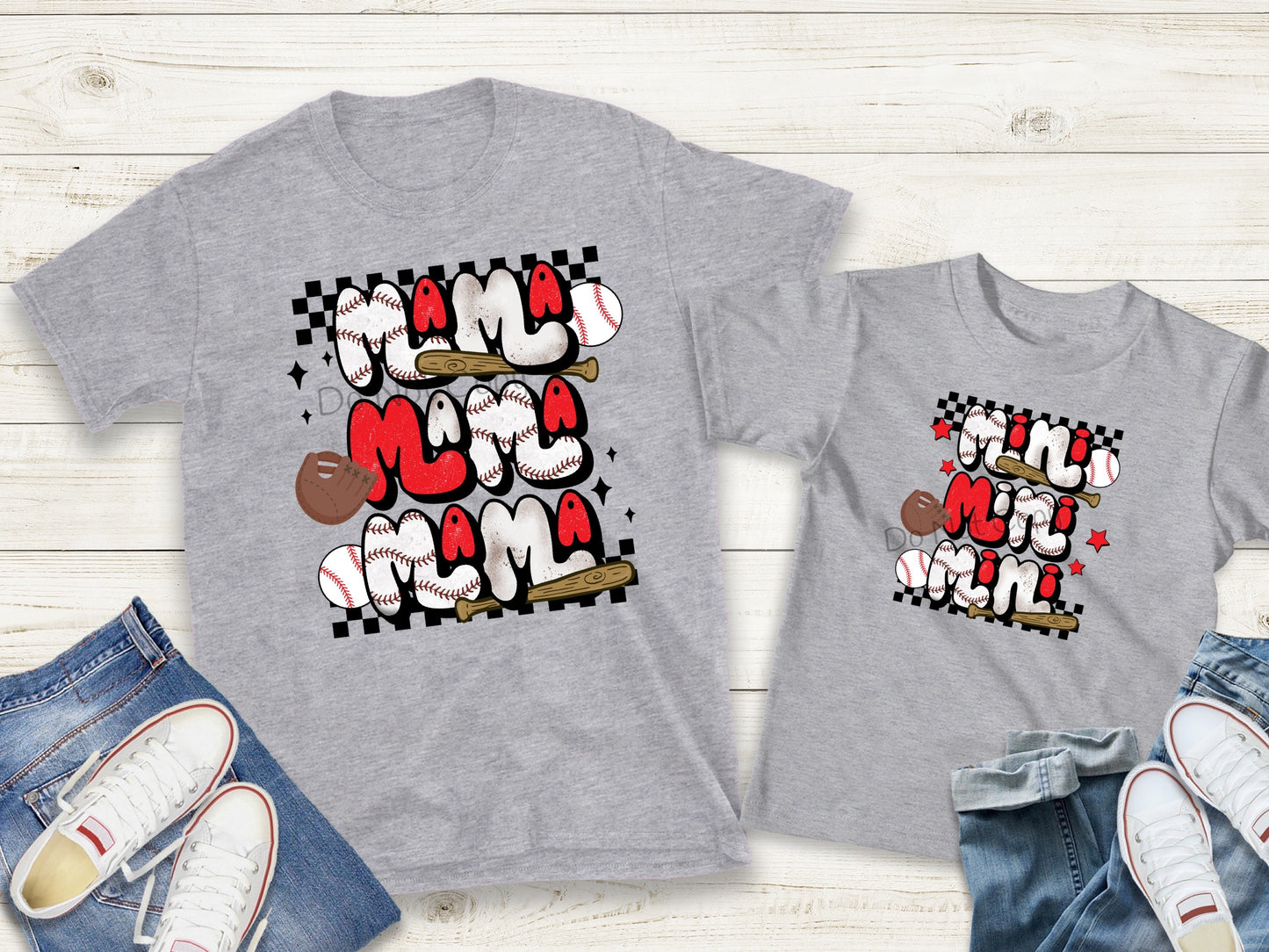 Mama mama mama baseball-DTF