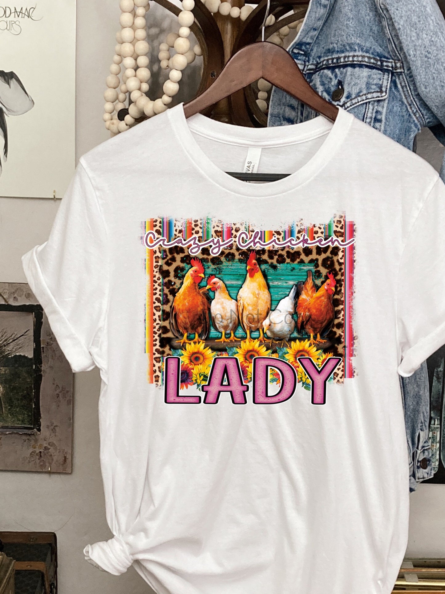 Crazy chicken lady-DTF