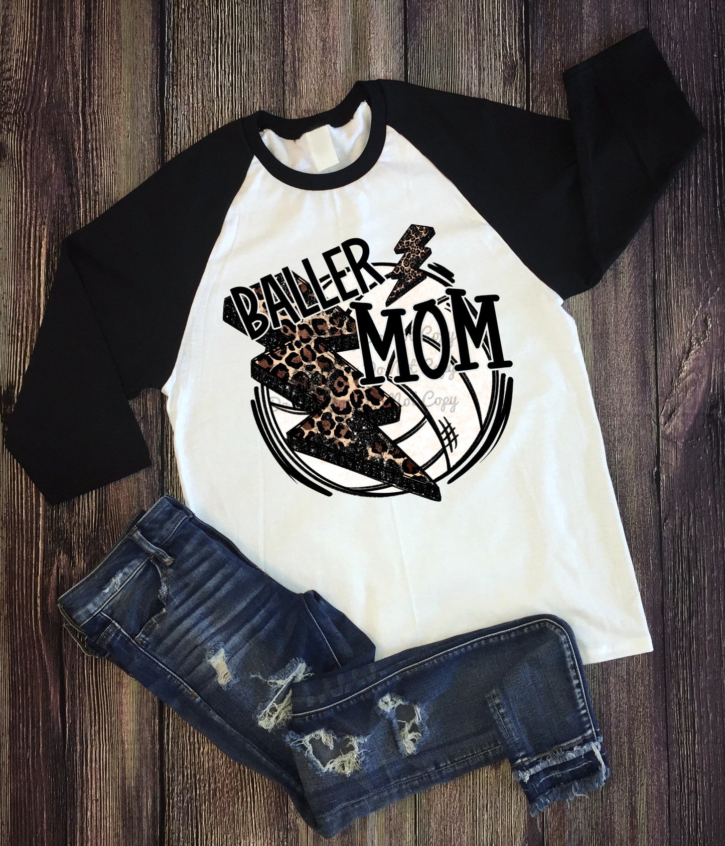 Baller mom volleyball-DTF