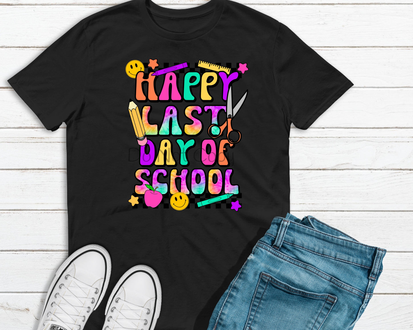 Happy last day of school items-DTF