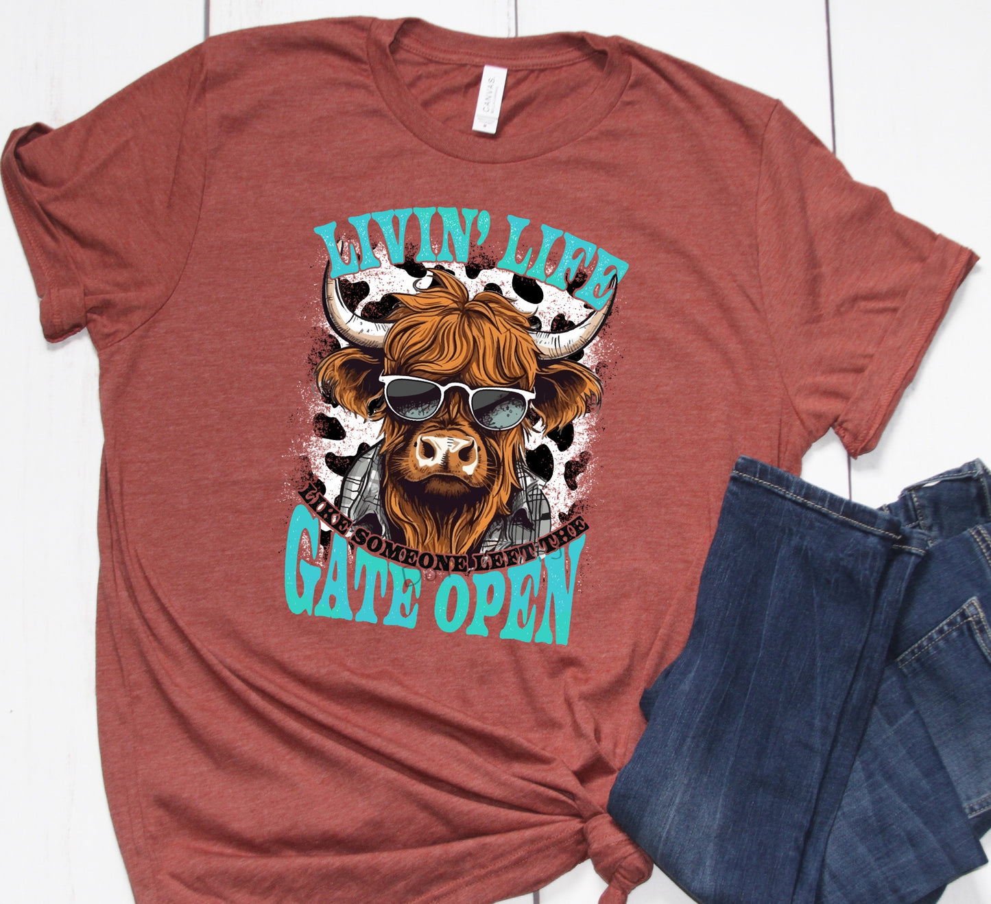 Livin life gate open-DTF