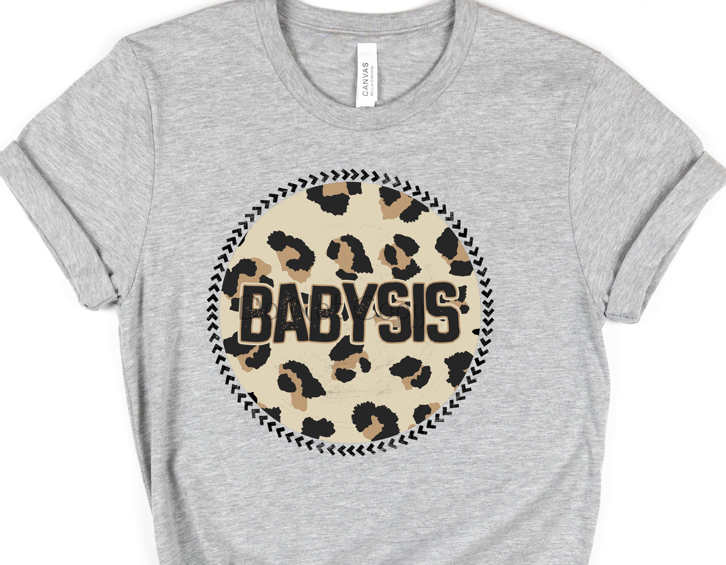 Baby sis circle leopard-DTF