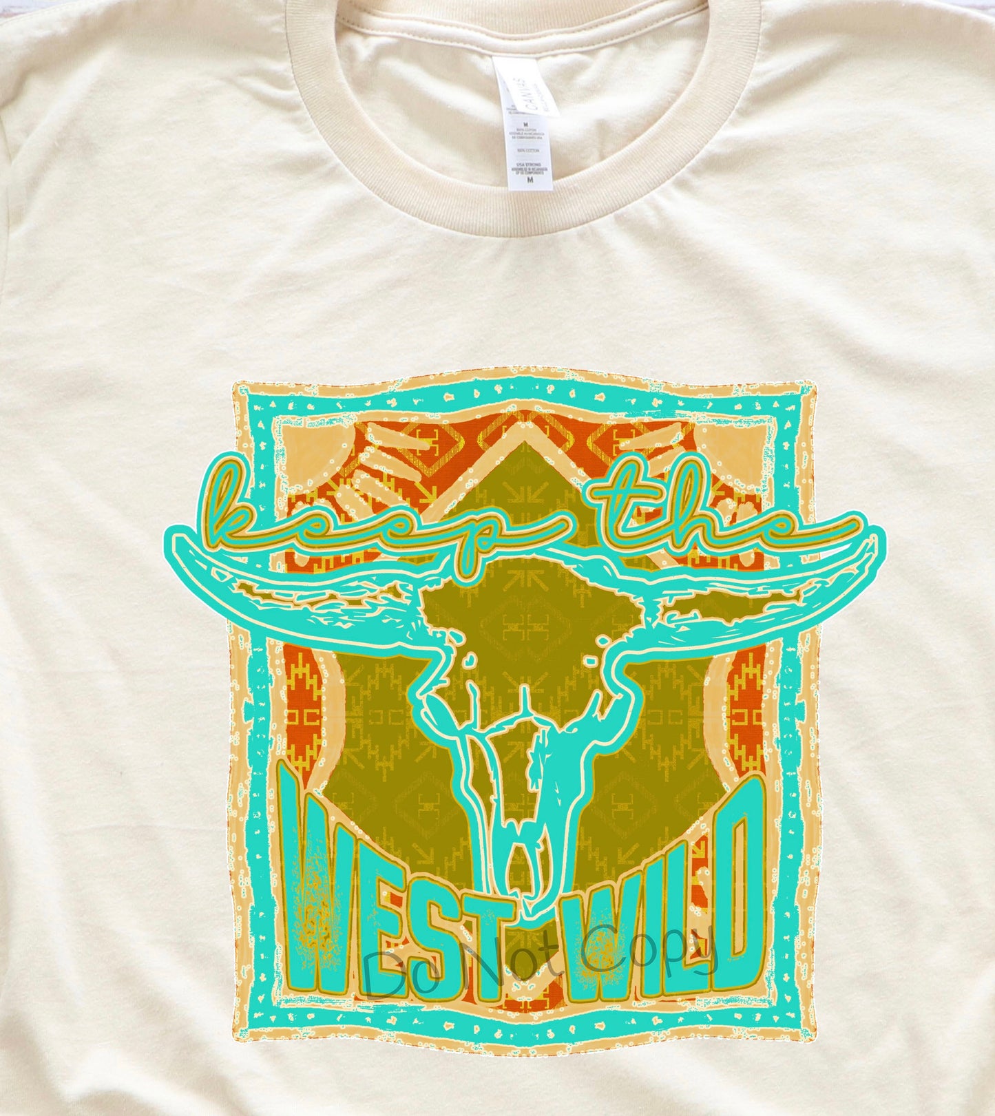 Keep the west wild orange-DTF