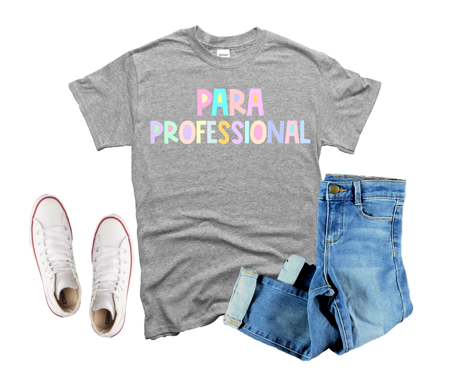 Paraprofessional - pastel color-DTF