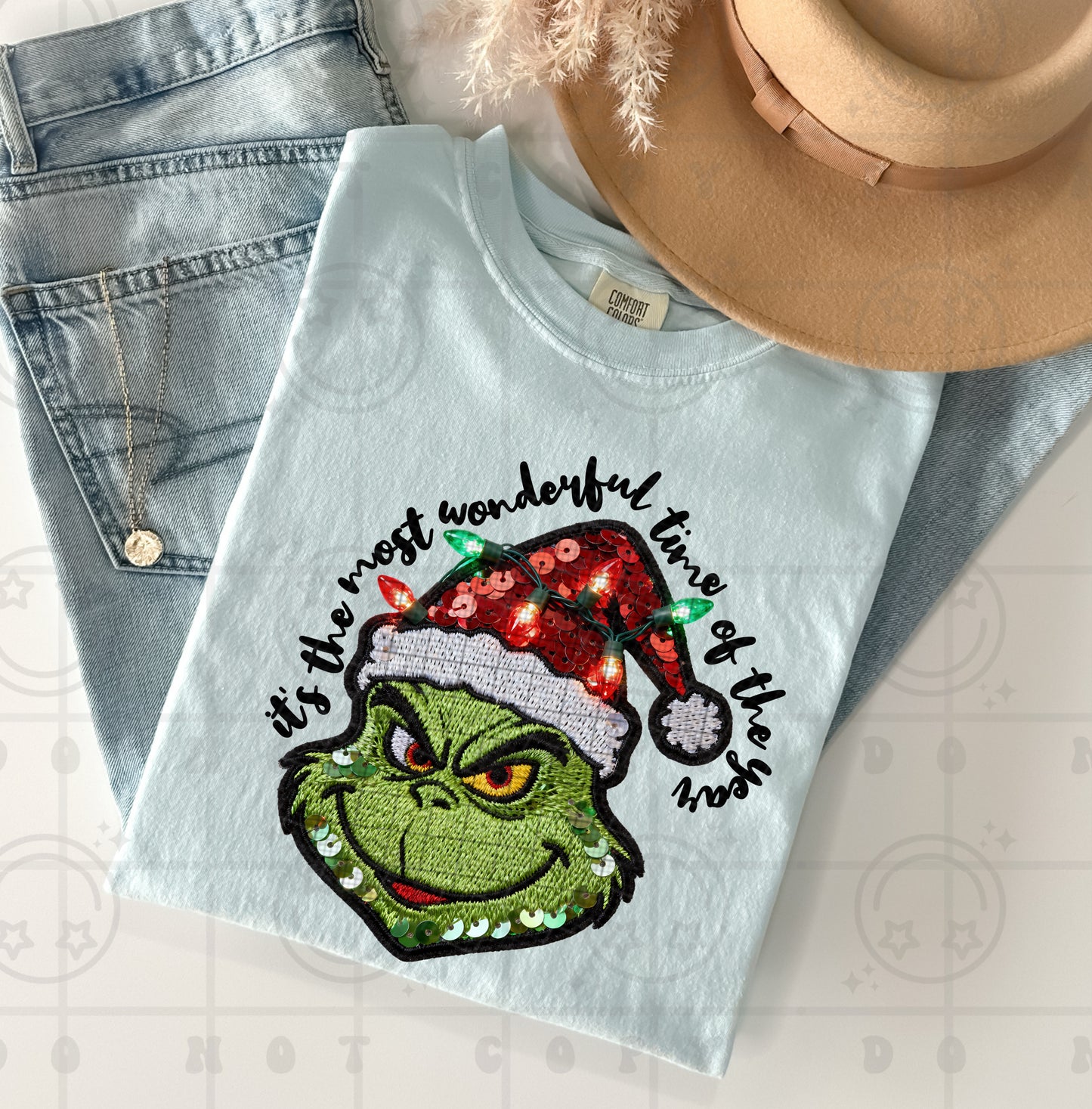 its the most wonderful time of the year faux light up -DTF&UV