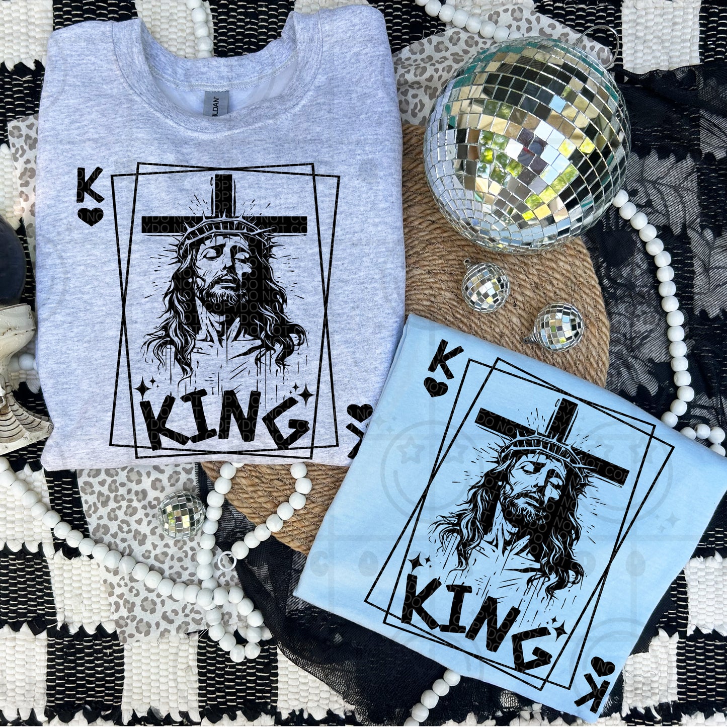 king of hearts jesus -DTF&UV