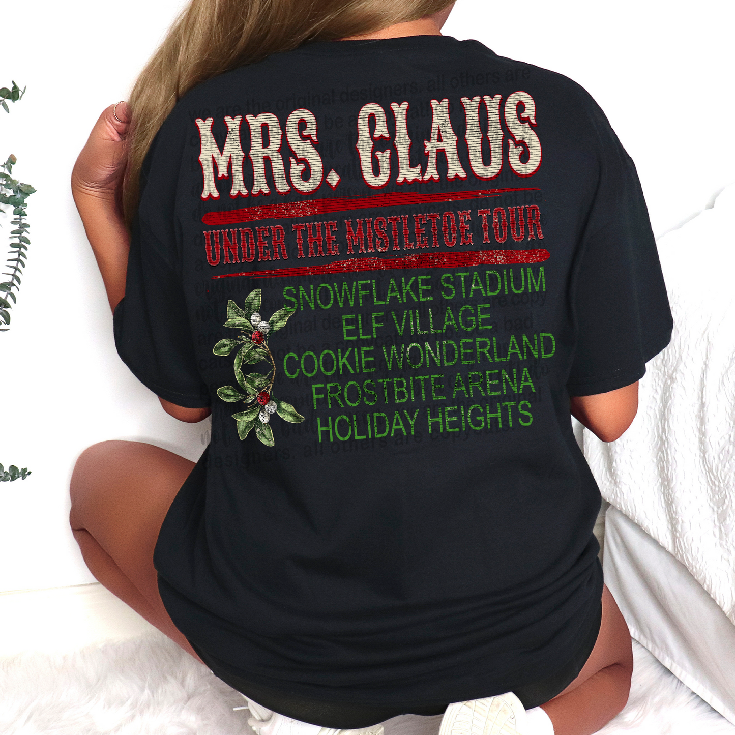 mrs claus live tour back -DTF&UV
