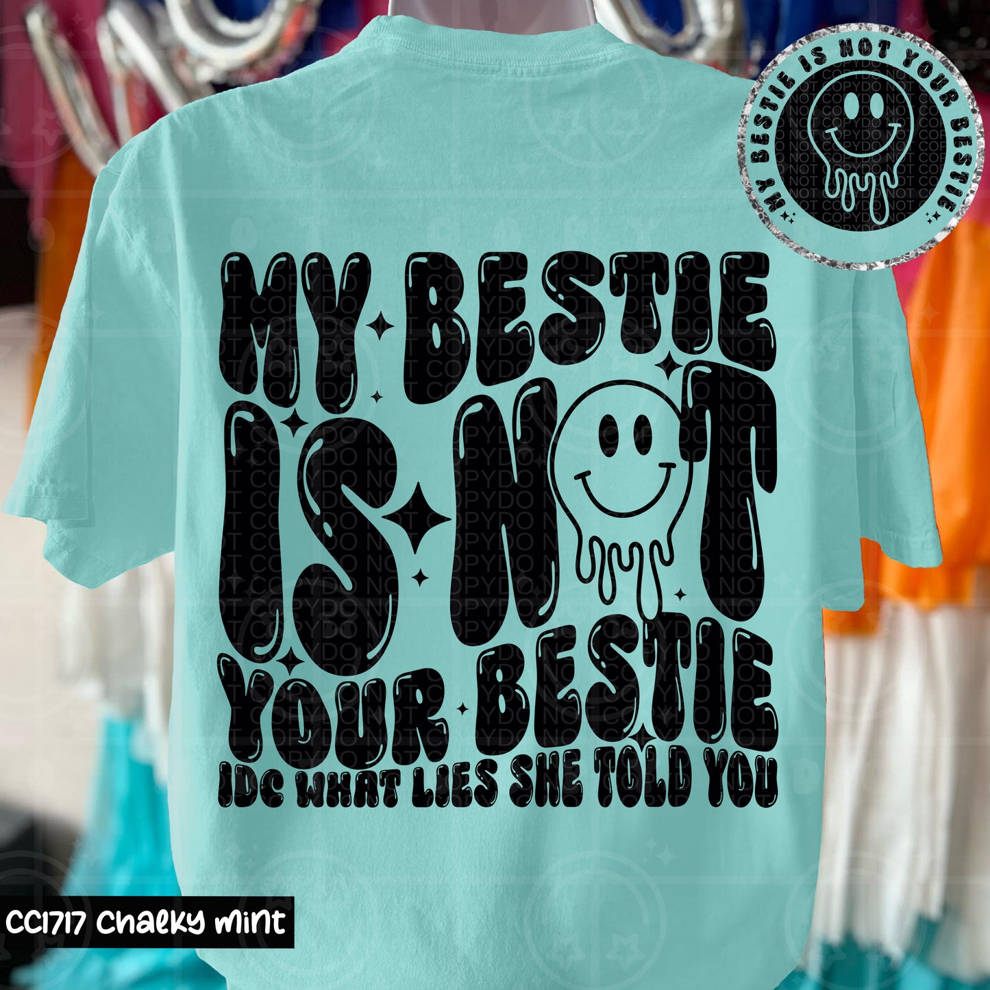 my bestie is not your bestie(pocket)-DTF