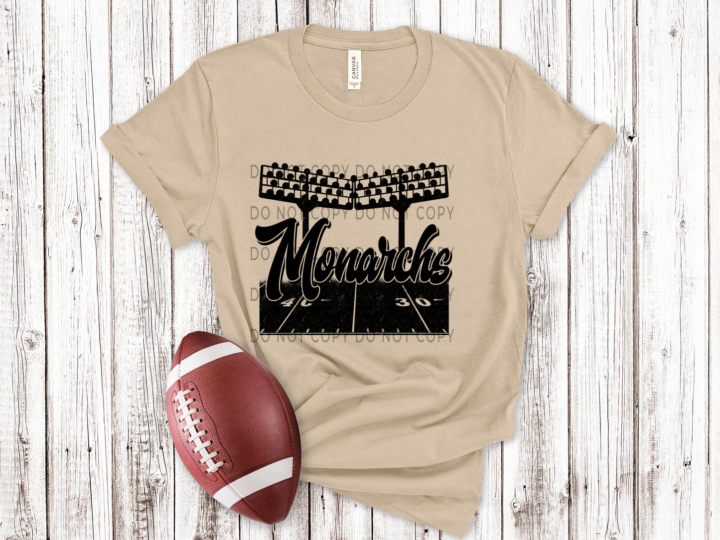 Monarchs Football Field BLK - DTF