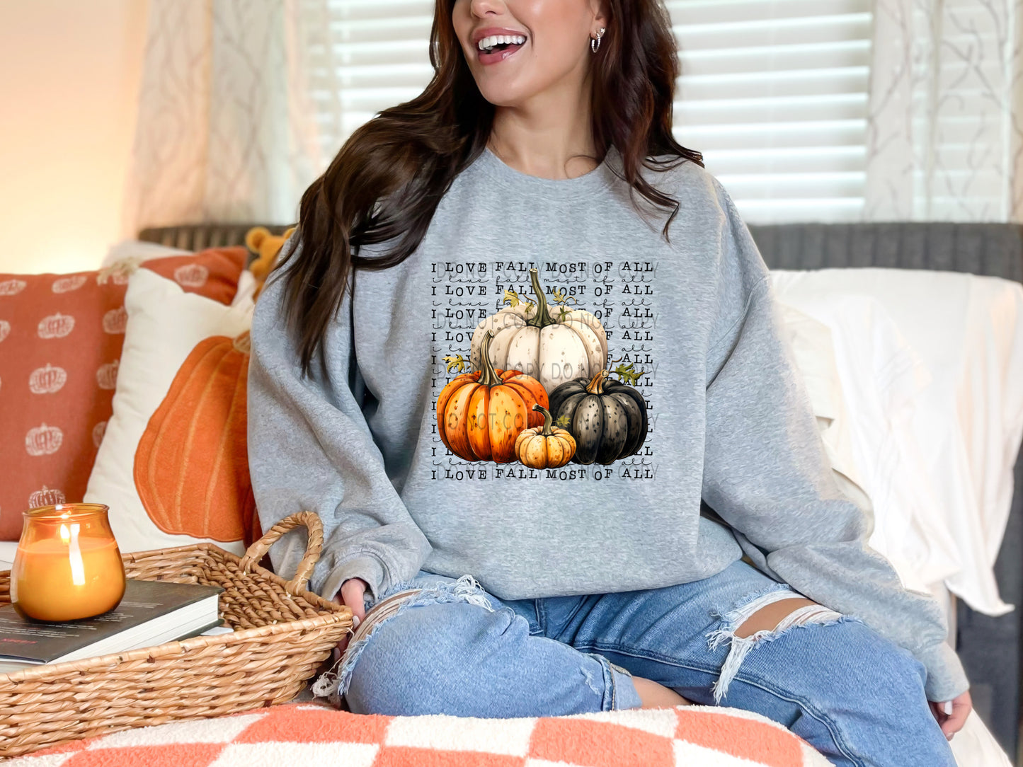 I Love Fall Most Of All Pumpkins - DTF