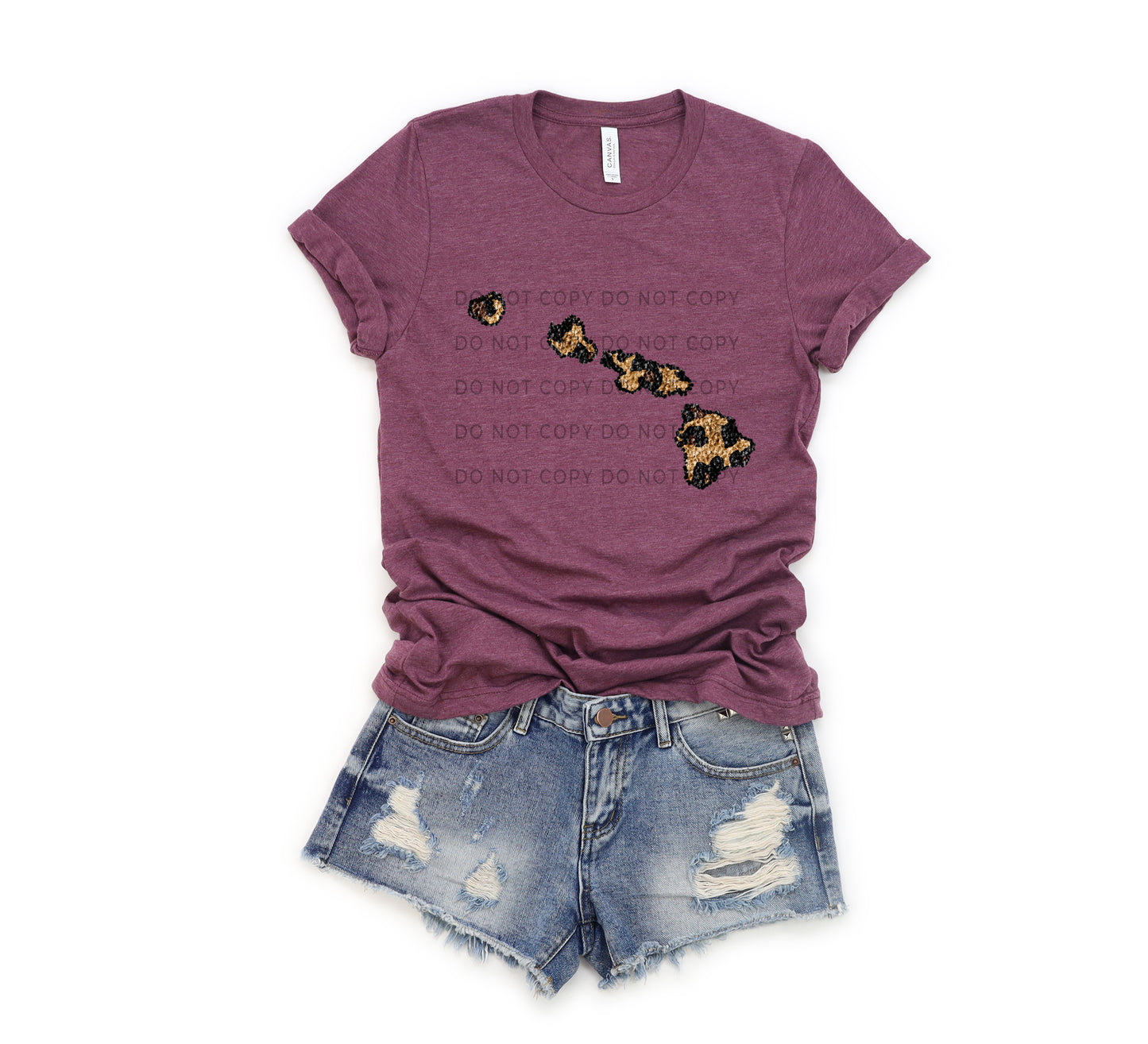 Leopard Sequin State (ALL STATES)-DTF