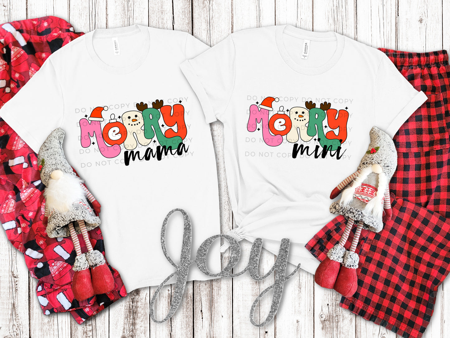 Merry Mama Pink Retro - DTF
