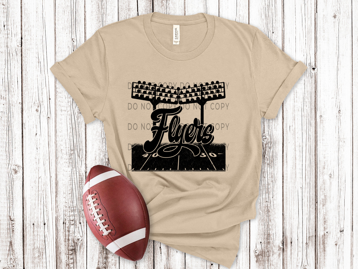 Flyers Football Field BLK - DTF