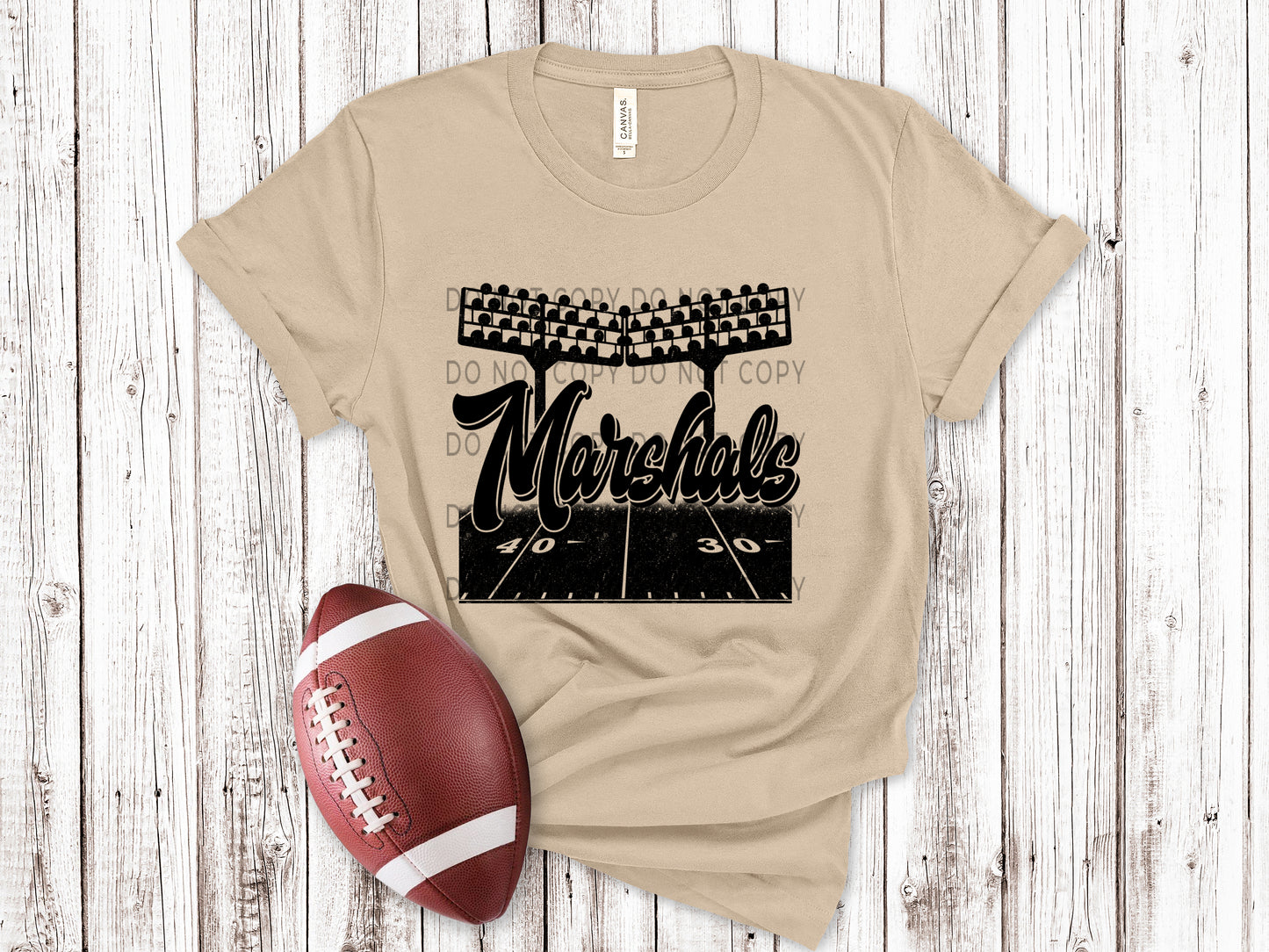 Marshals Football Field BLK - DTF