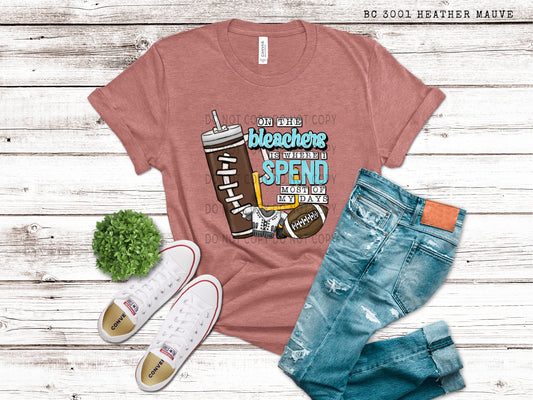 On The Bleachers Football Tumblers - DTF