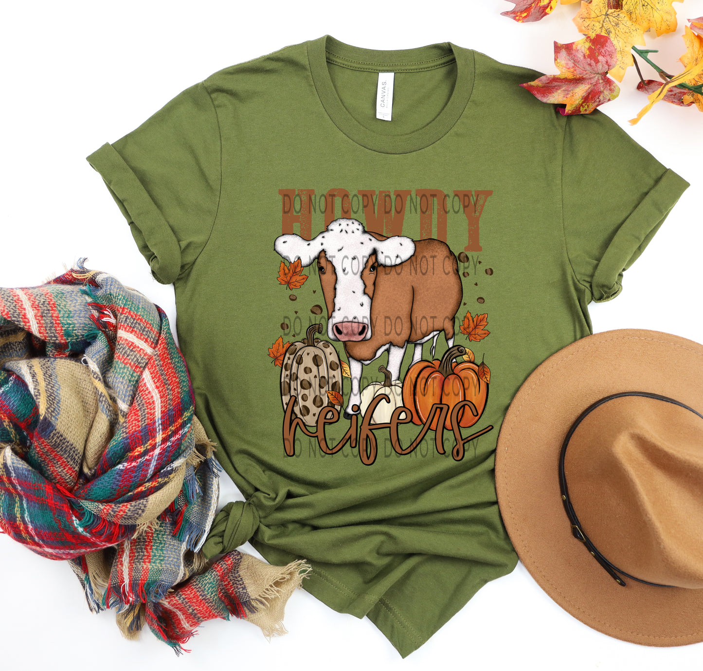 Howdy Heifers Leopard Pumpkin - DTF