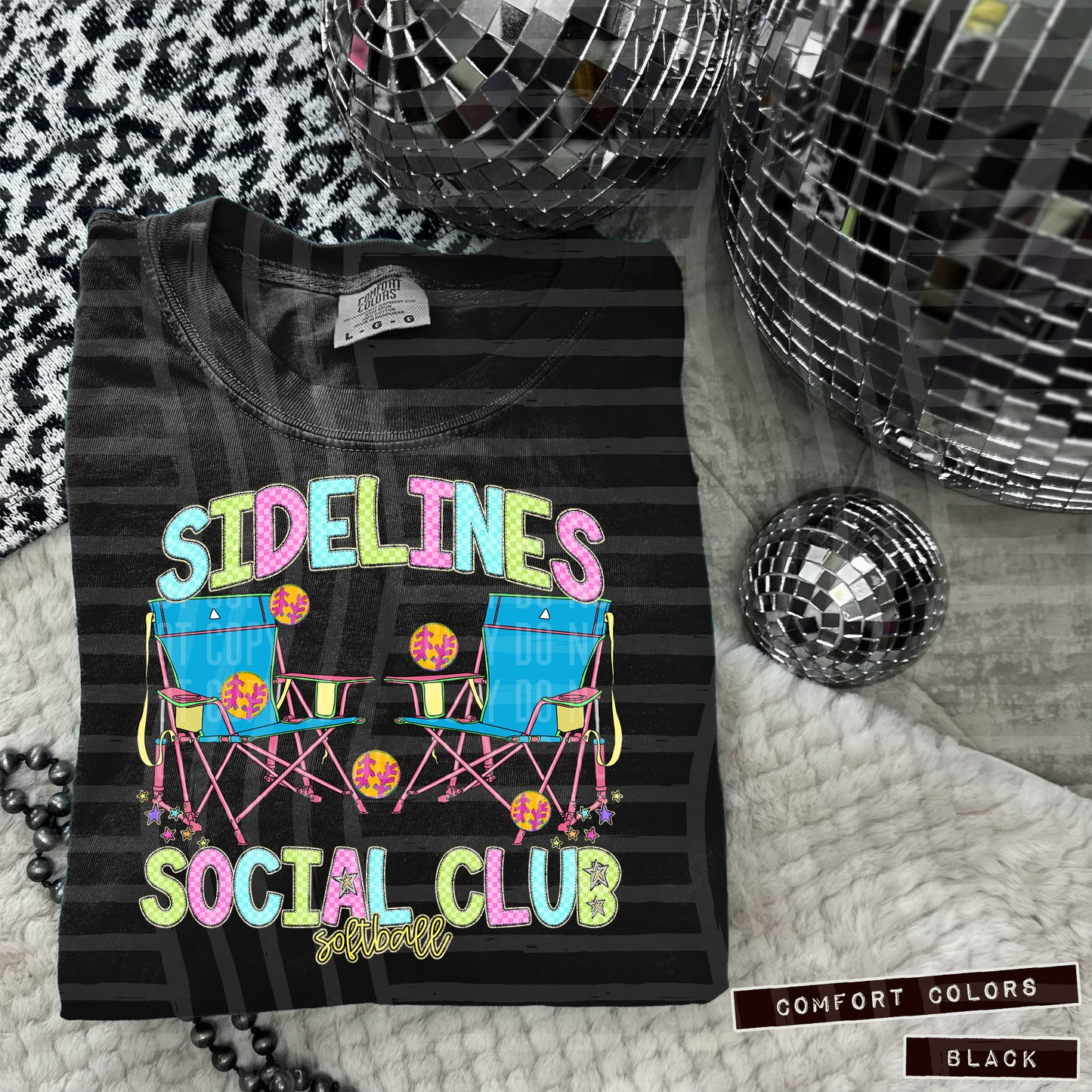 Sidelines Mama(Dropdown)-DTF