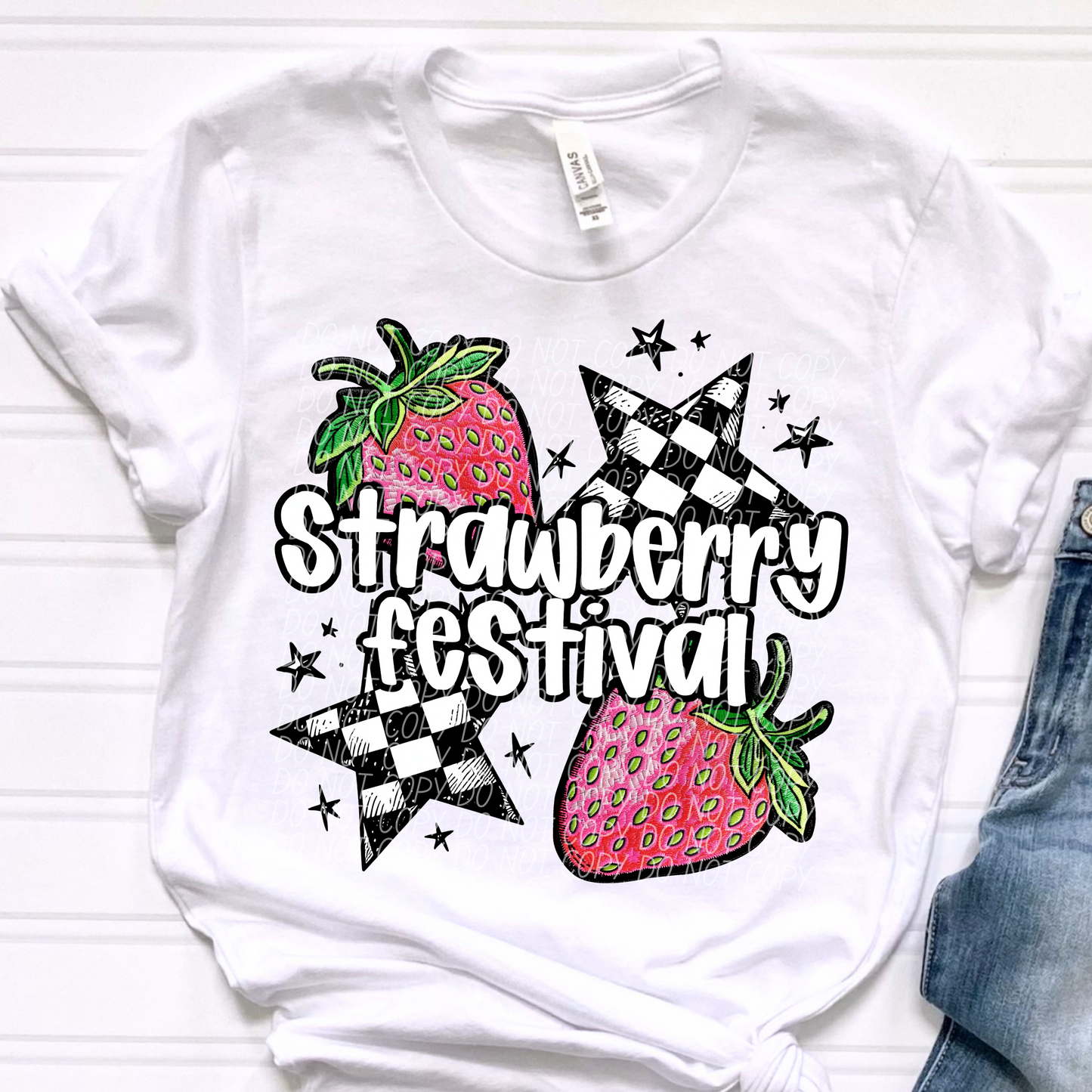 strawberry festival black-DTF