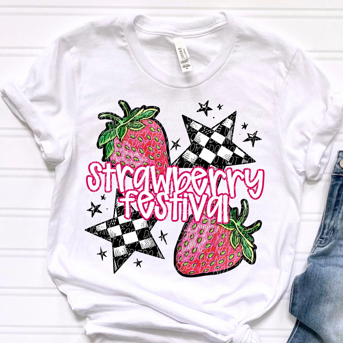 strawberry festival pink-DTF