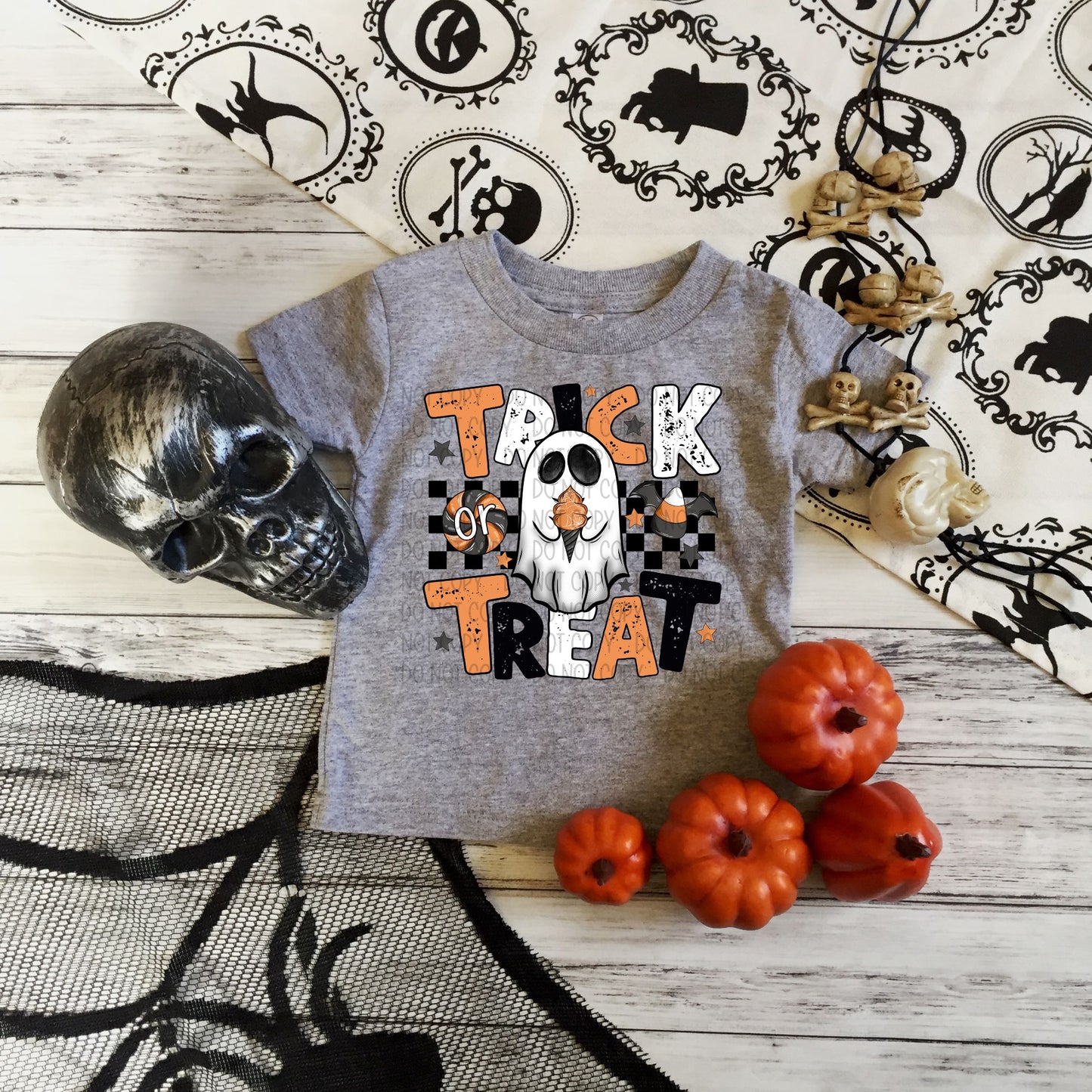 trick or treat ghost ice cream-DTF