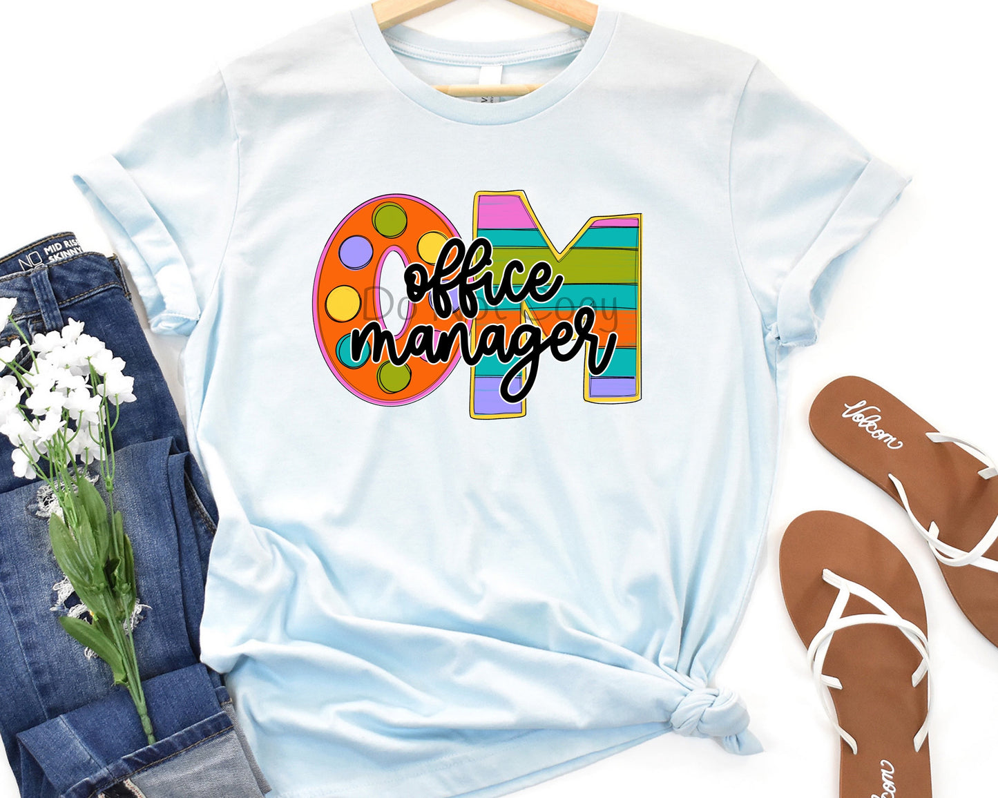 Funky block occupation office manager-DTF