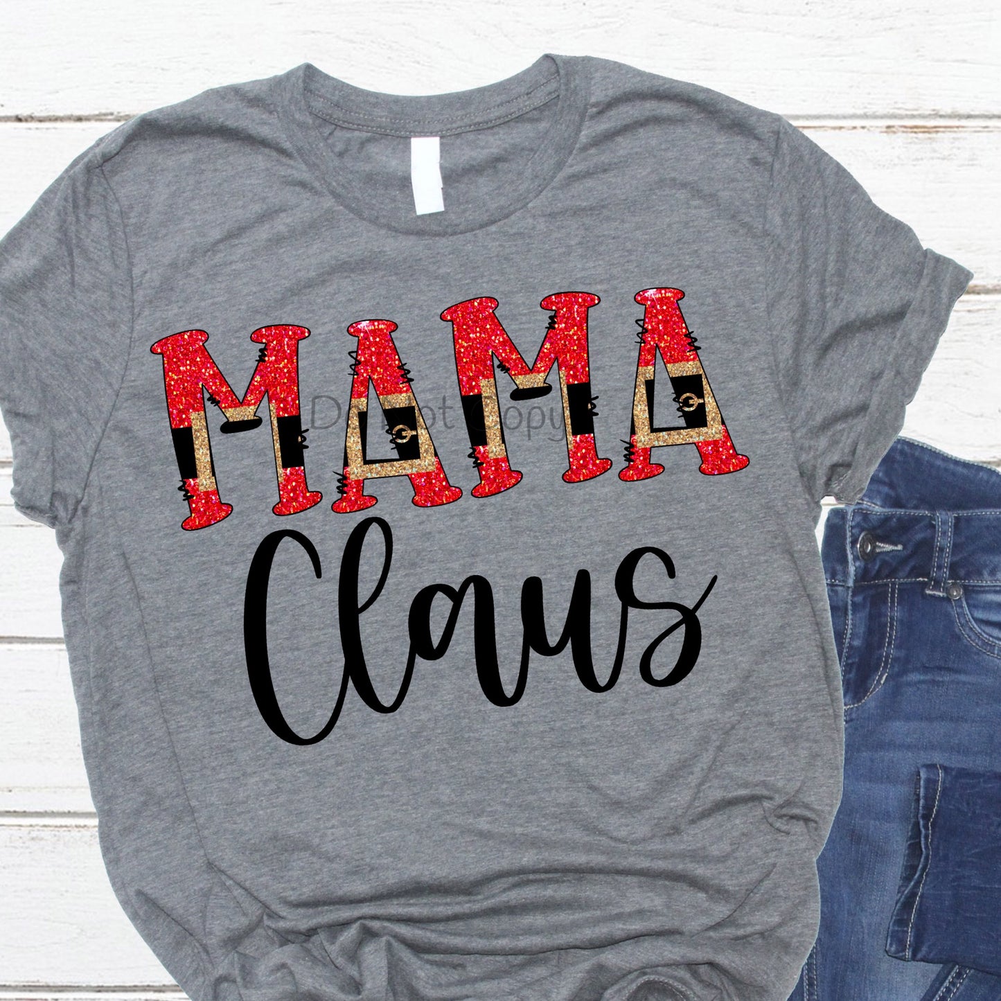 Mama claus Santa belt-DTF