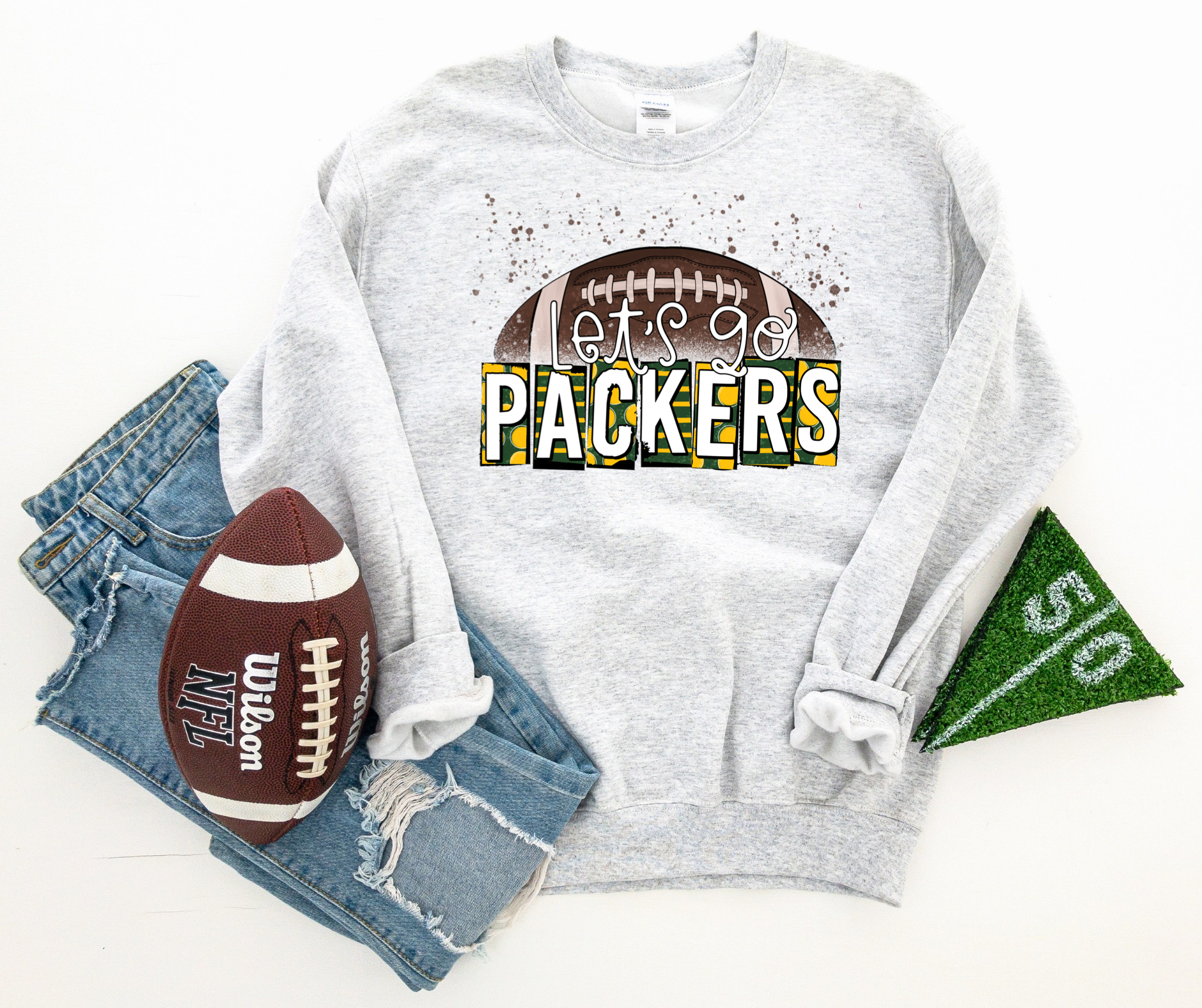 Heart Green Bay Packers let's go Packers shirt, hoodie, sweater