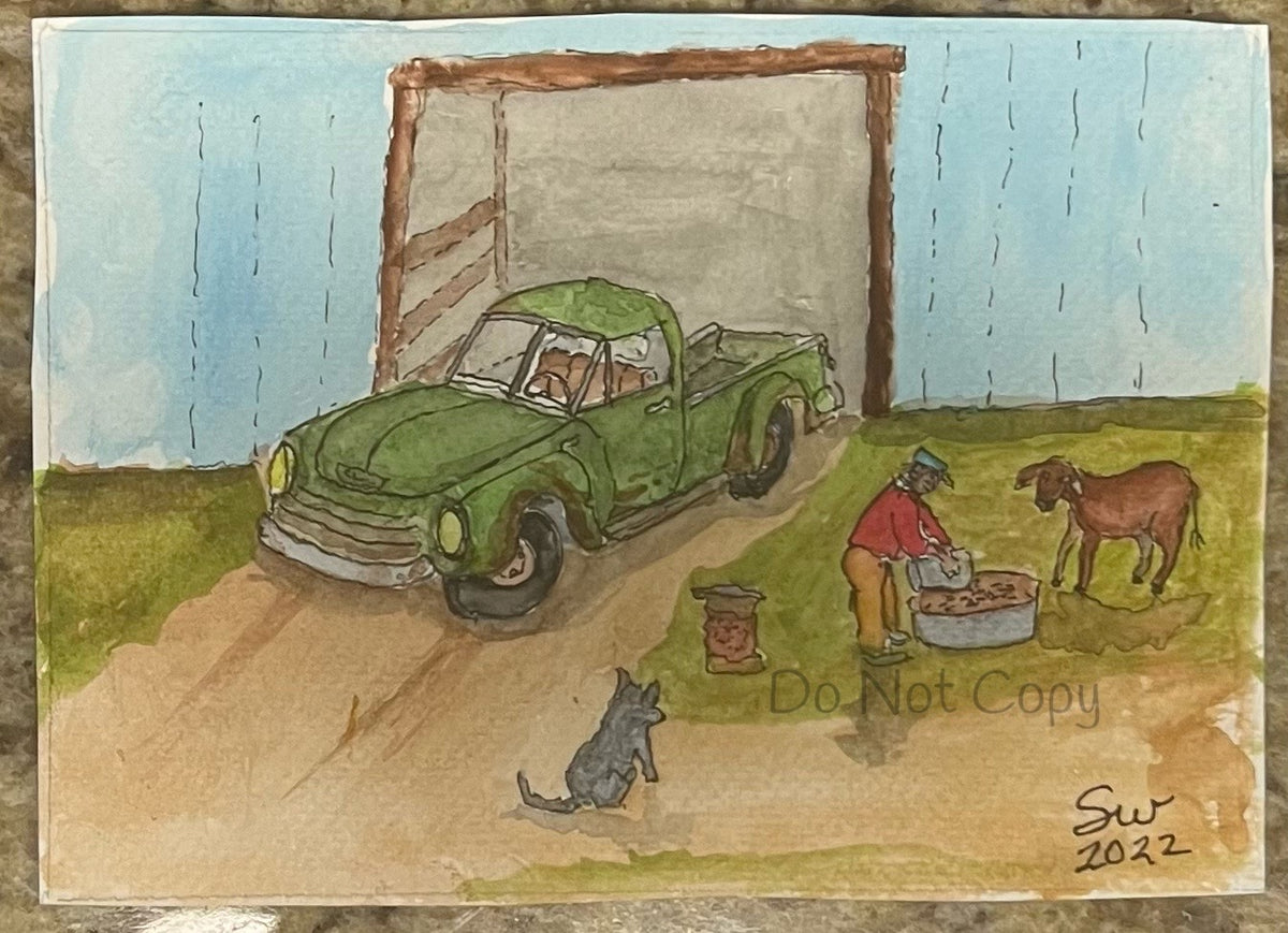 Feeding time-5x7